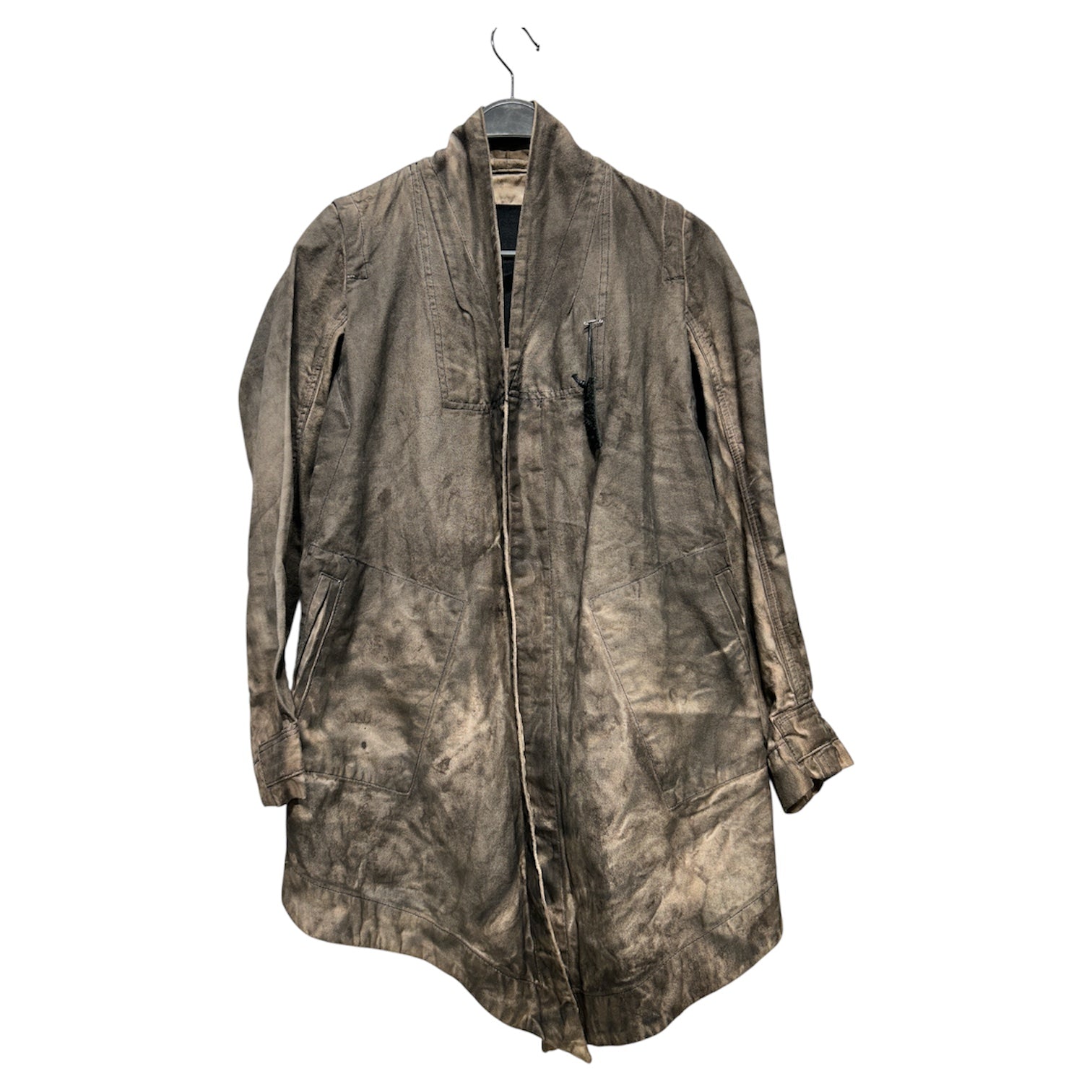 Rick Owens/Jacket/S/Cotton/BRW/90S SLAB AYSYMETRICAL JACKET view 1