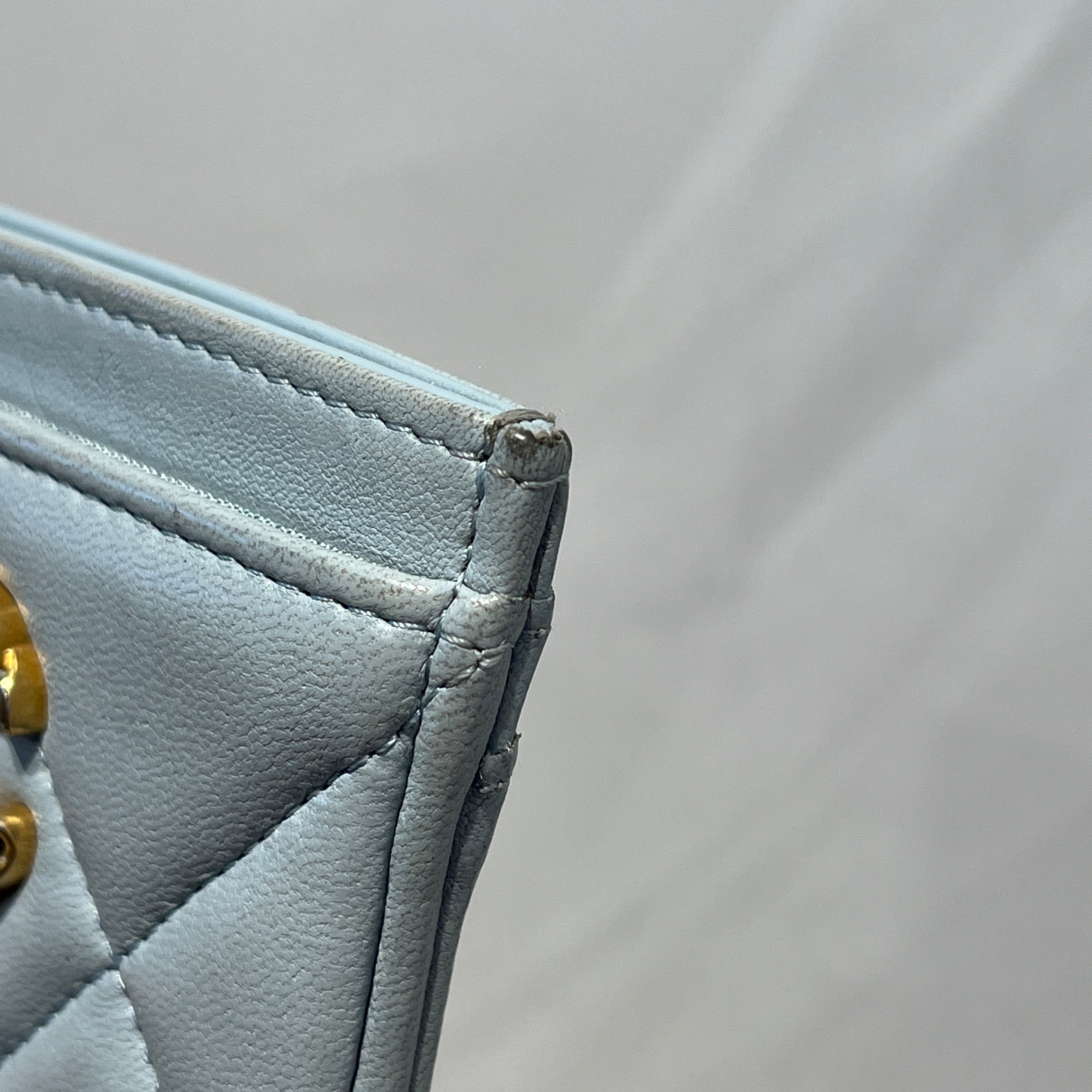 CHANEL/Card Case/Leather/GRY/L's/chanel 19 quilted view 6