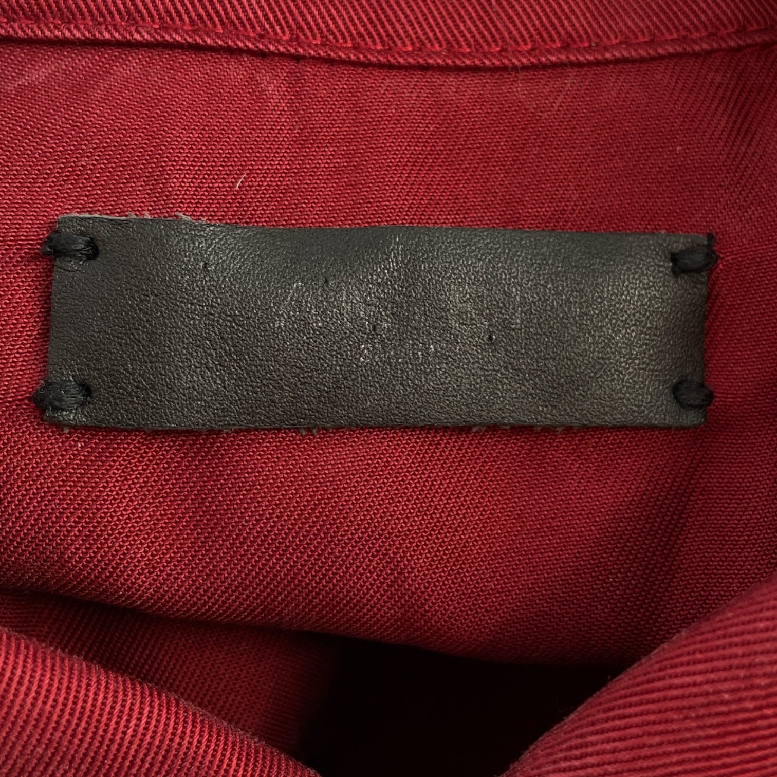 AMIRI/Shirt/S/Cotton/RED/All Over Print/black pearl buttons view 3