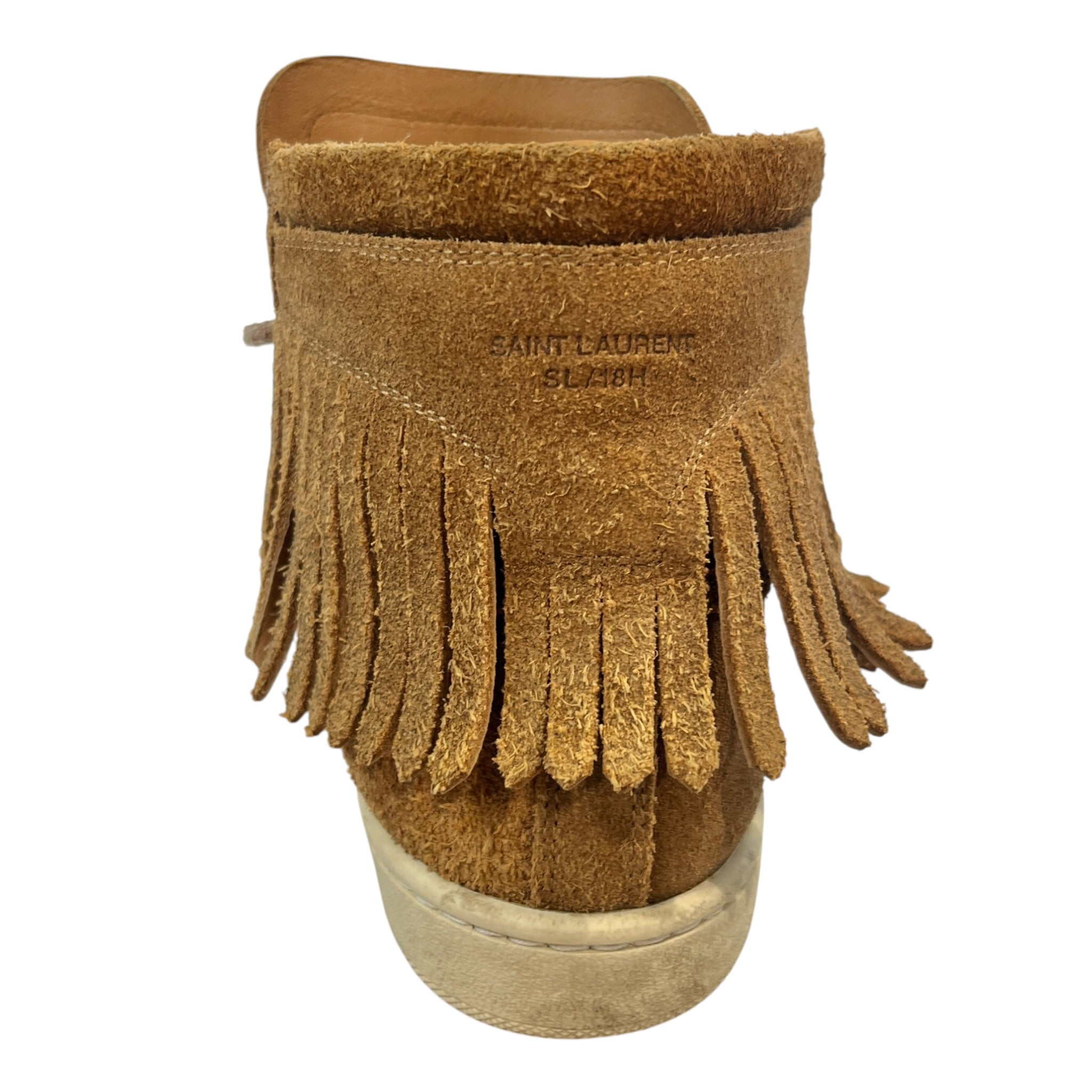 SAINT LAURENT/Hi-Sneakers/EU 37/Suede/CML/U-Tip/SL/18H FRINGE HIGHTOP view 4