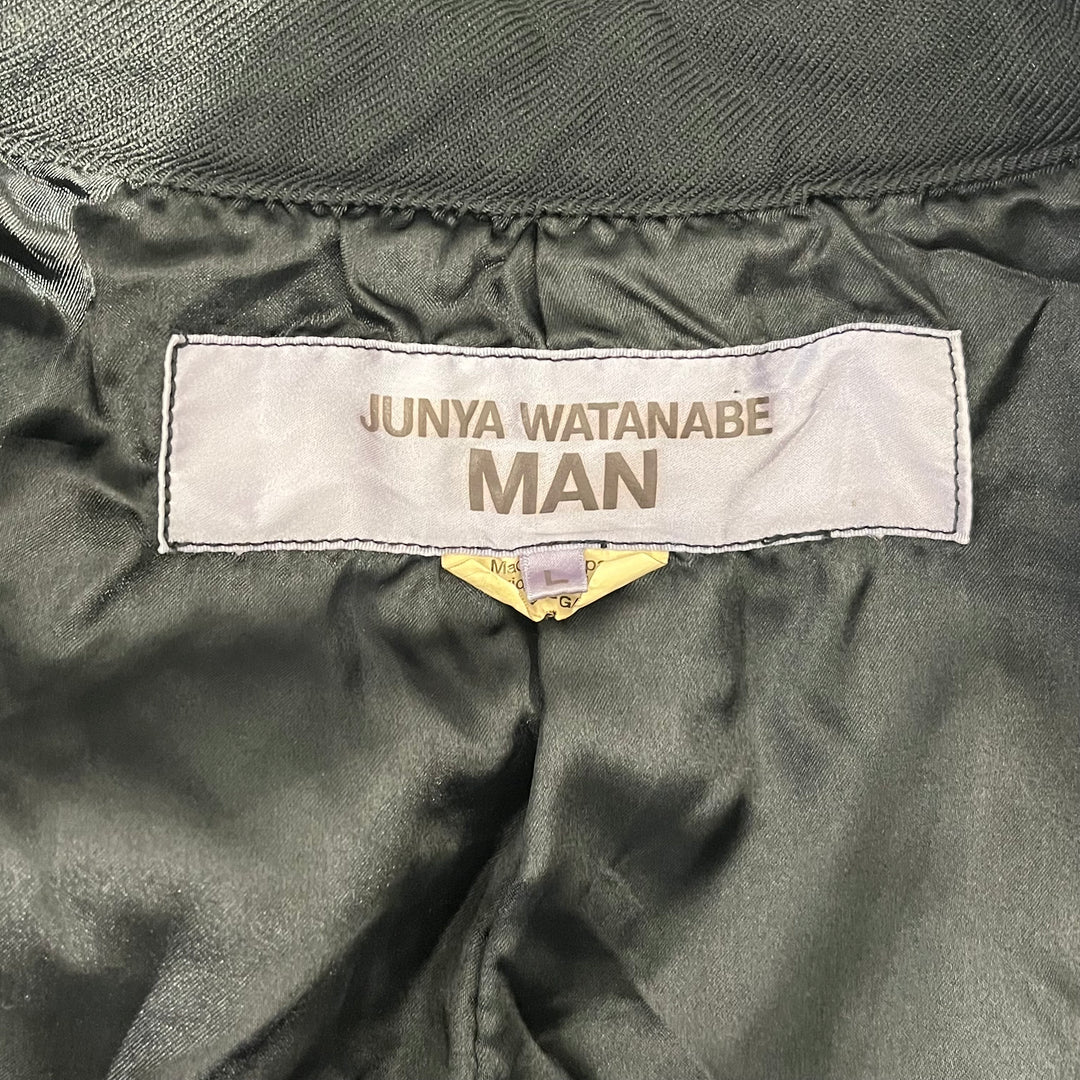 JUNYA WATANABE COMME des GARCONS MAN/Riders Jkt (S)/L/Black/Polyester/ –  2nd STREET USA