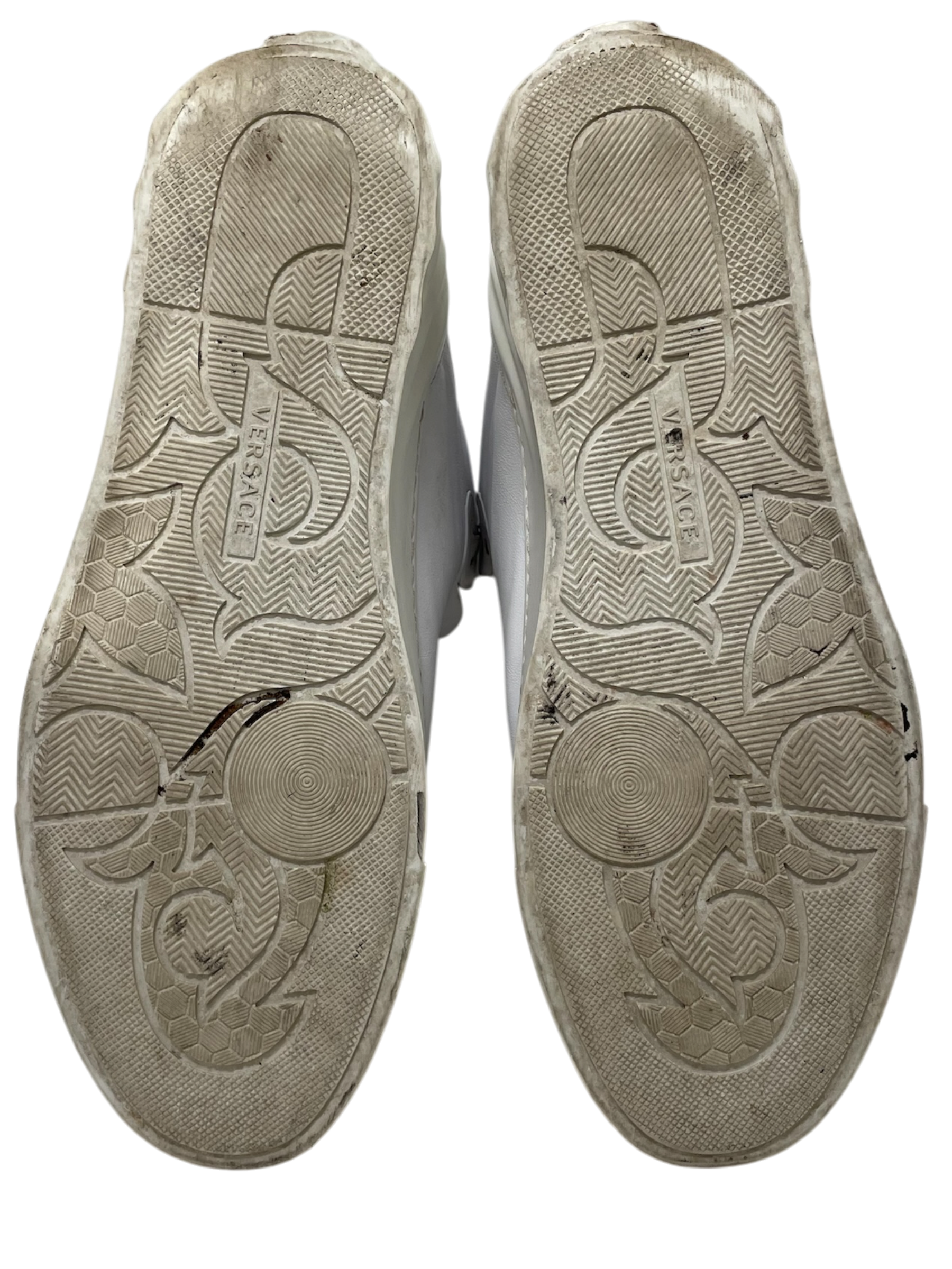 VERSACE/Hi-Sneakers/EU 43/Cotton/WHT/ view 6