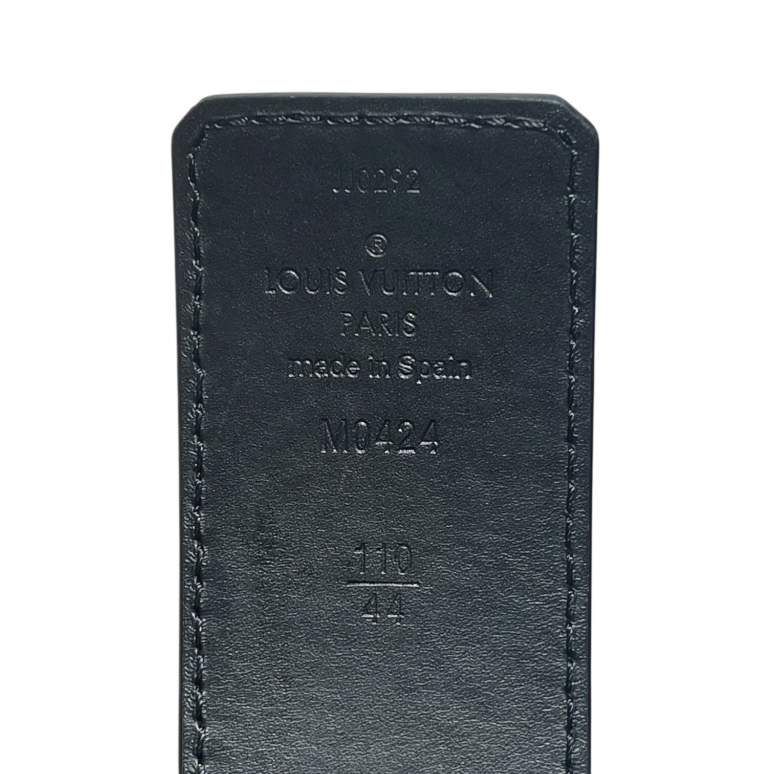 LOUIS VUITTON/Belt/Leather/BLK/2019 TAURILLON LEATHER view 3