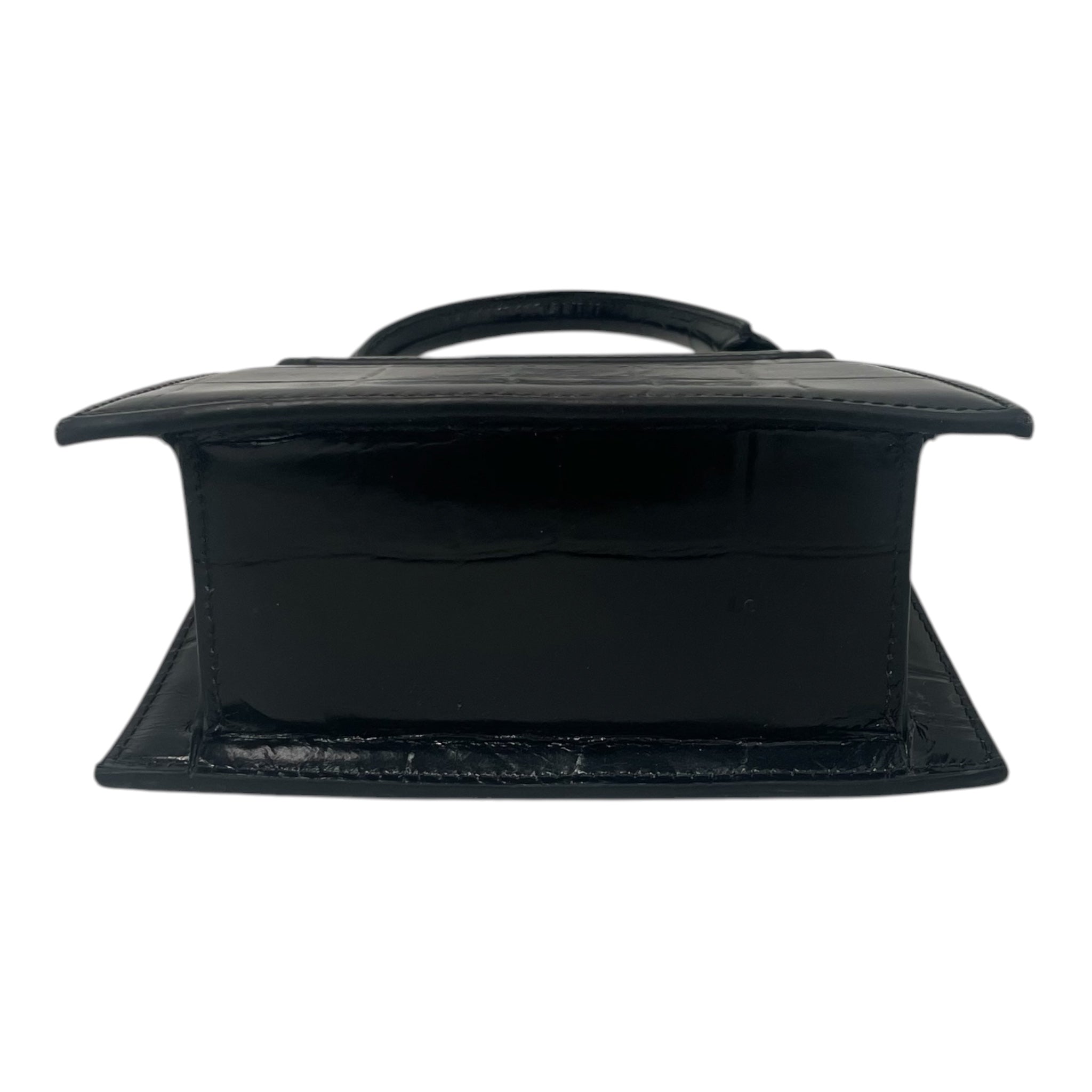 JACQUEMUS/Hand Bag/Leather/BLK/LE CHIQUITO MOYEN view 3