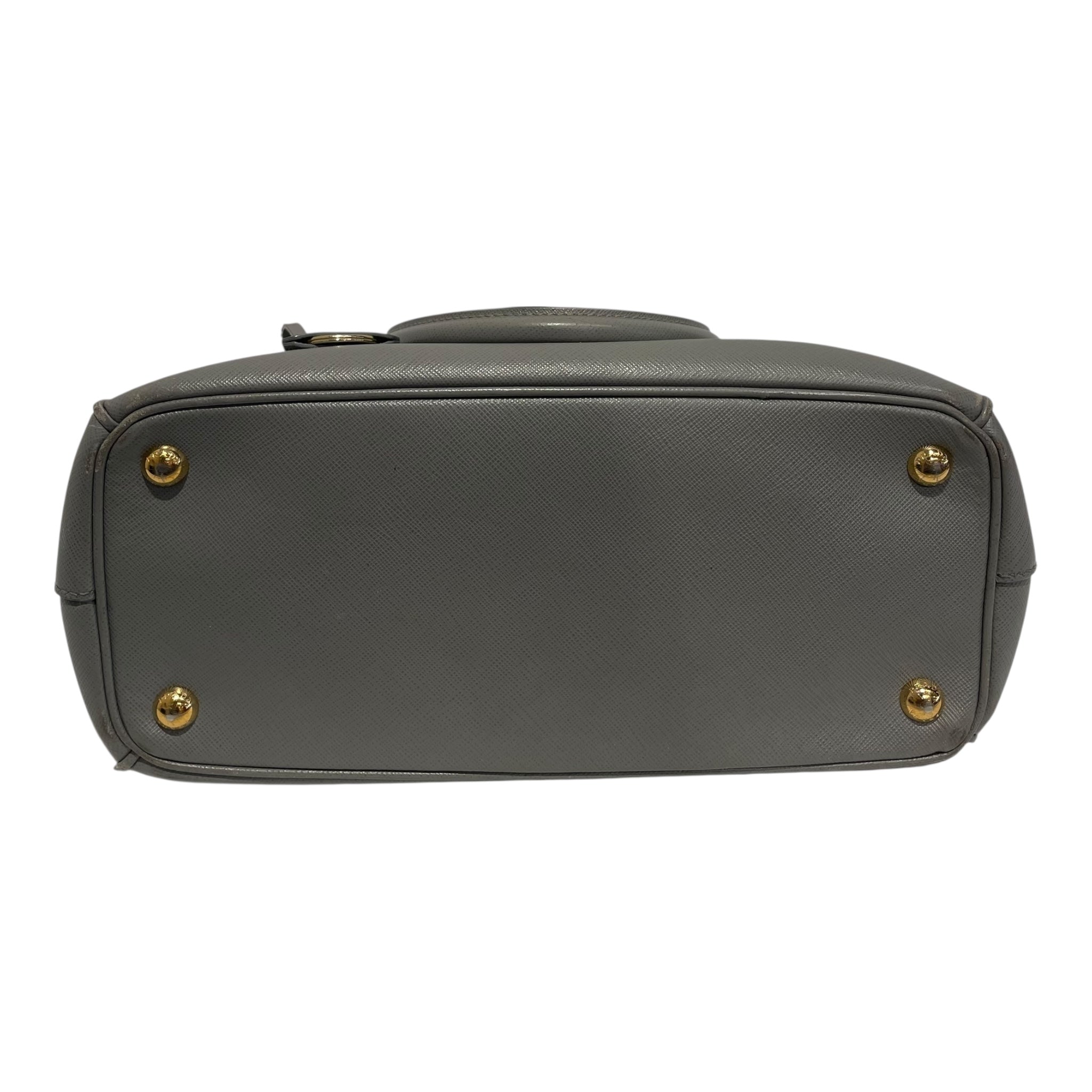 PRADA/Bag/Leather/GRY/Saffiano Galleria view 3