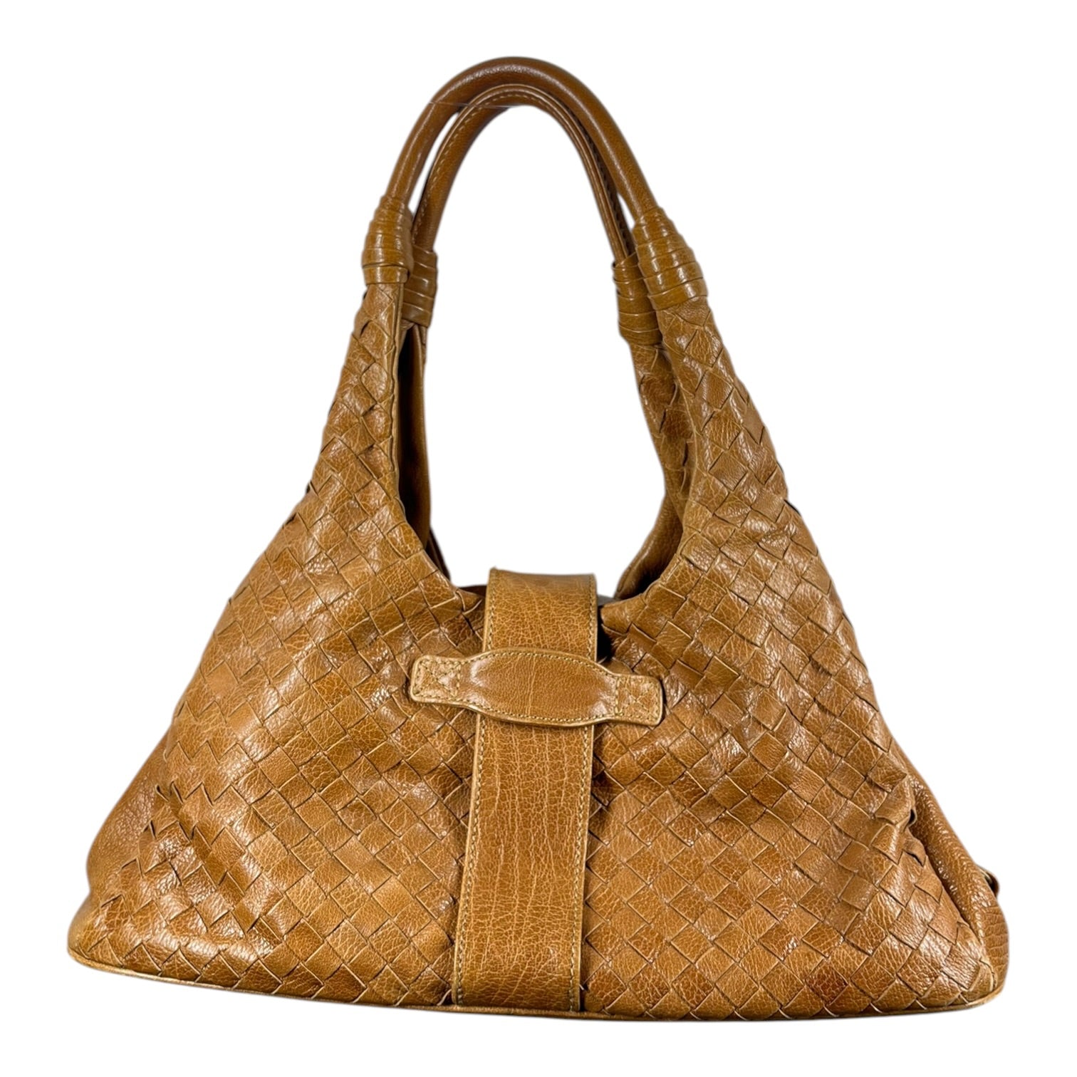 BOTTEGA VENETA/Hand Bag/Leather/CML/INTRECCIATO CAMPANA BAG view 1