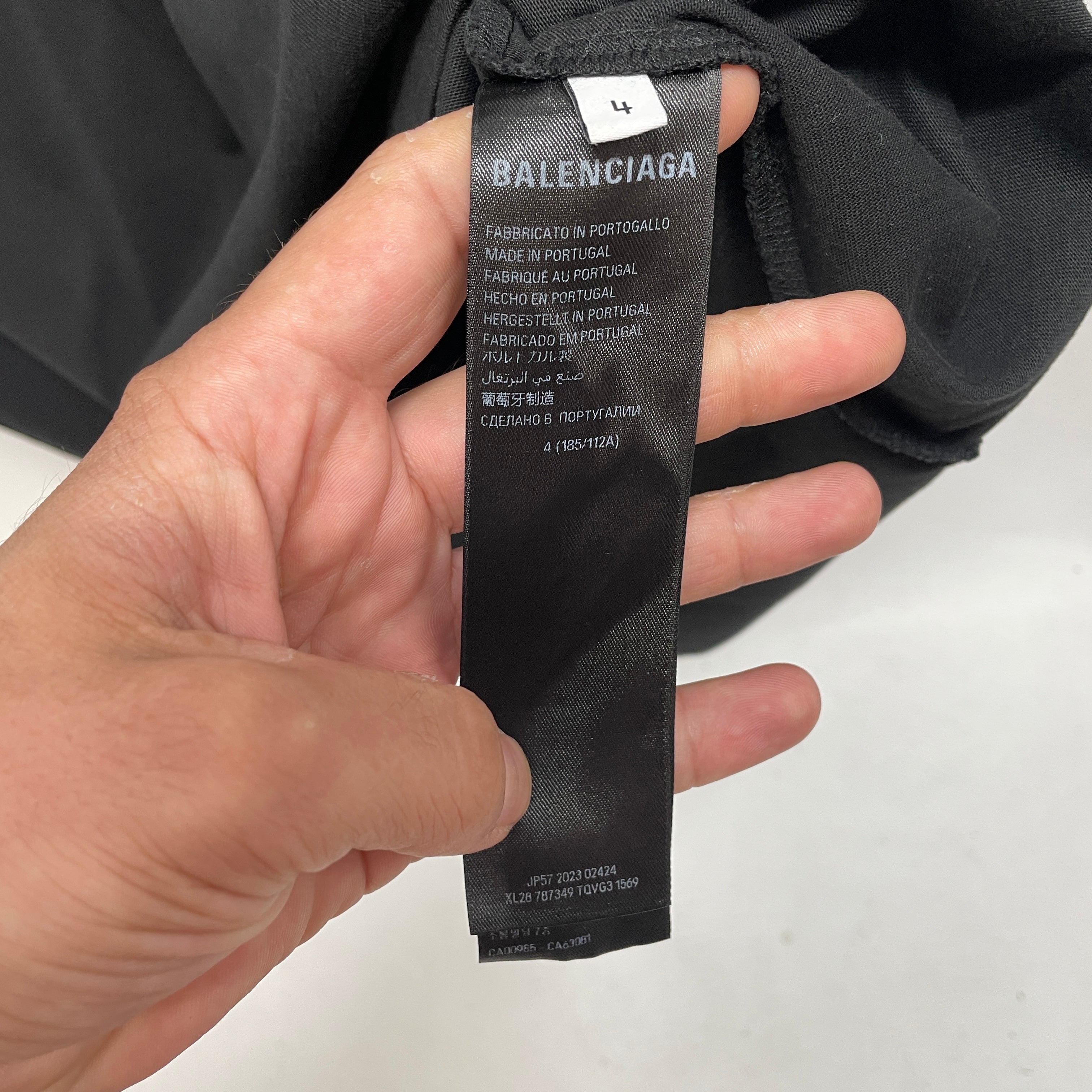 BALENCIAGA/T-Shirt/3/Cotton/CRM/2022 NYSE view 4
