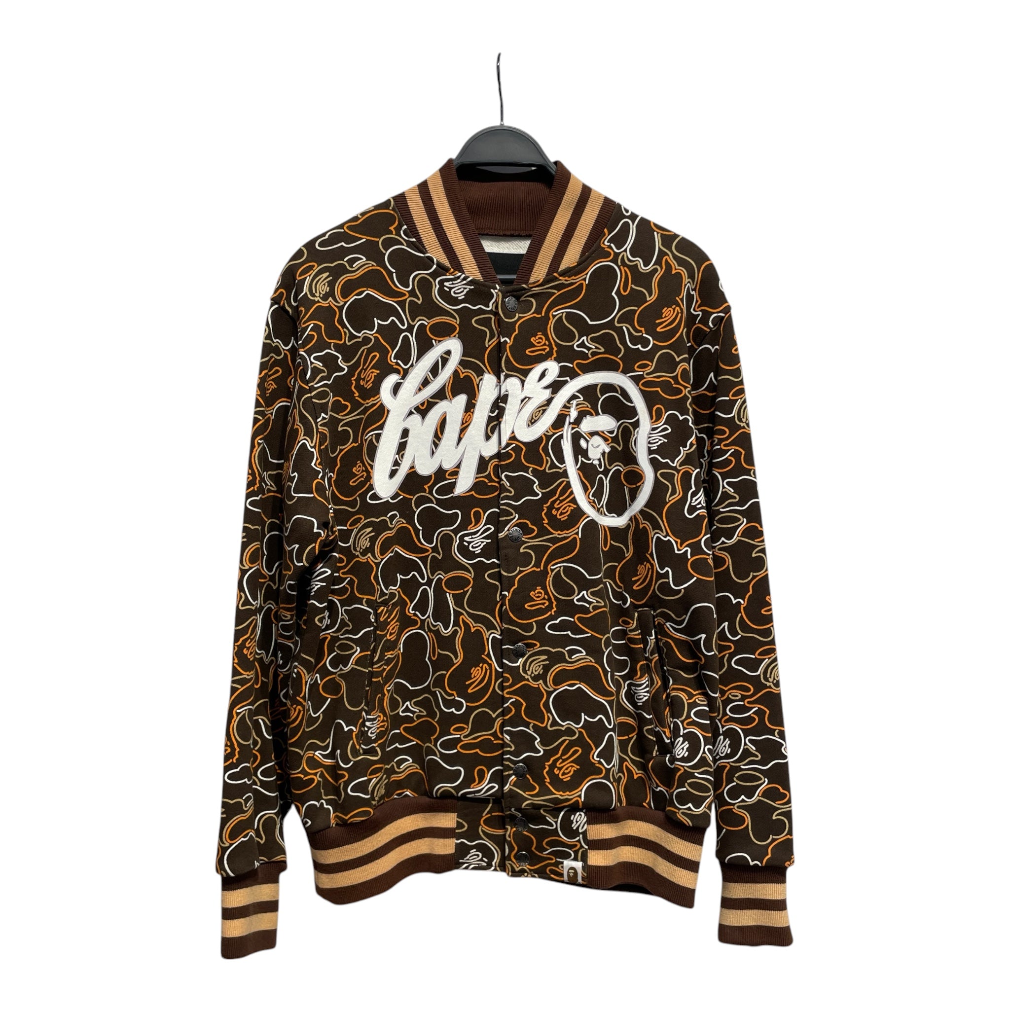 A BATHING APE/Sweatshirt/M/Camouflage/Cotton/MLT/Orange Ape Camo view 1