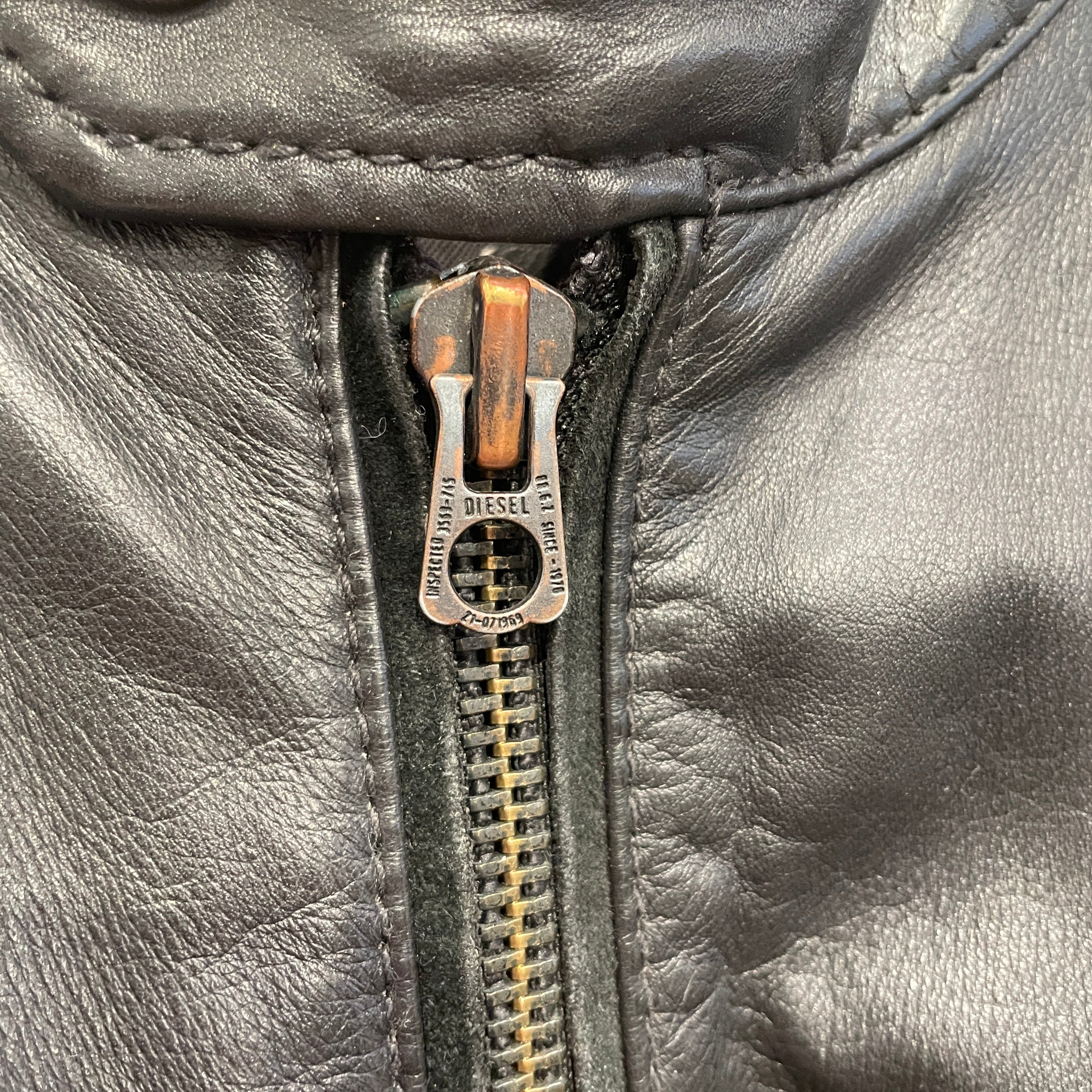 DIESEL/Leather Jkt/L/Leather/BLK/25594 view 5