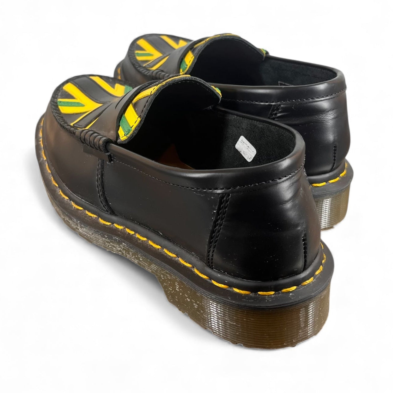 Dr.Martens/DENIM TEARS/Loafers/US 7/Graphic/Leather/BLK/PENTON UNION LOAFERS view 2