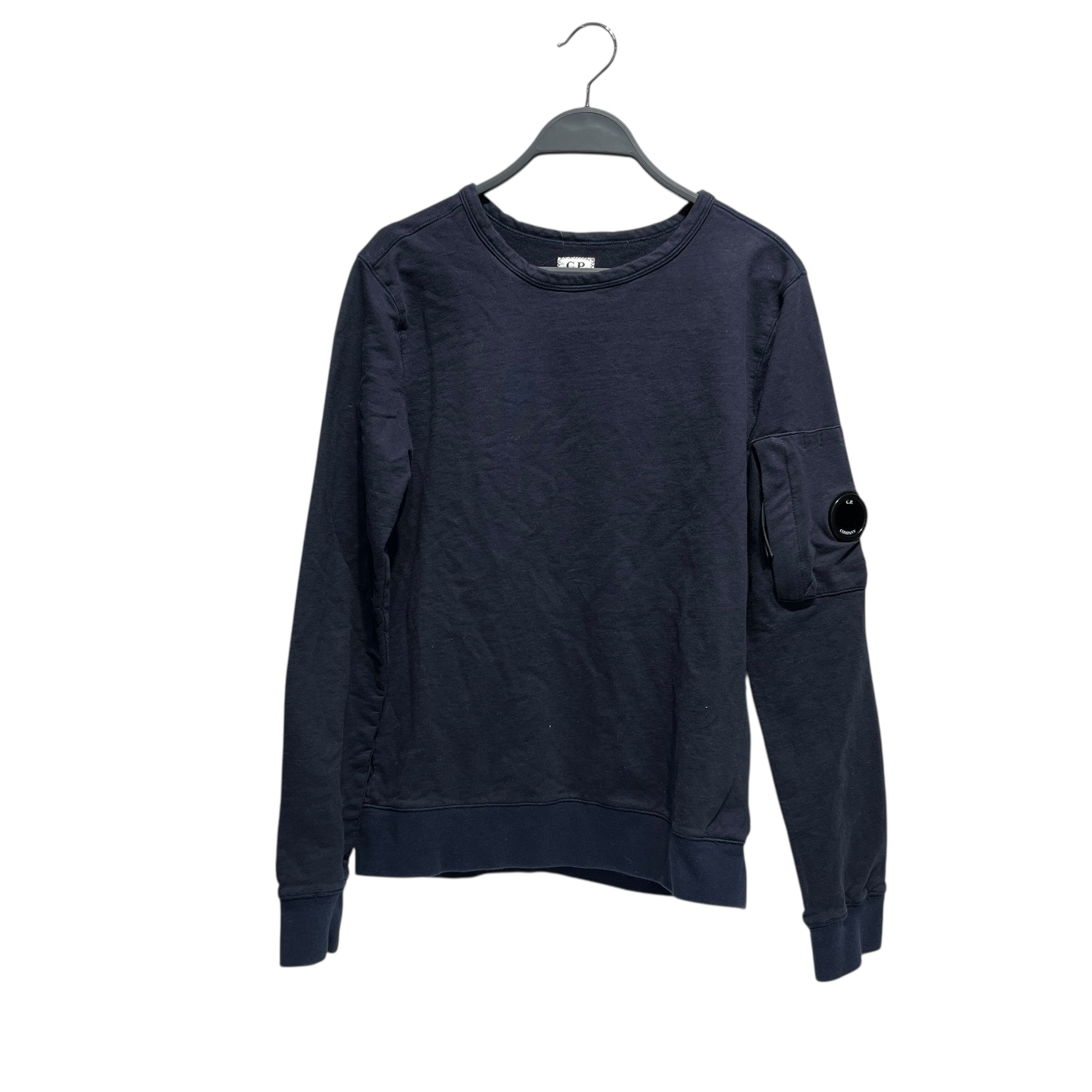 C.P.COMPANY/LS T-Shirt/M/Cotton/BLU/Cargo Pocket on Arm view 1