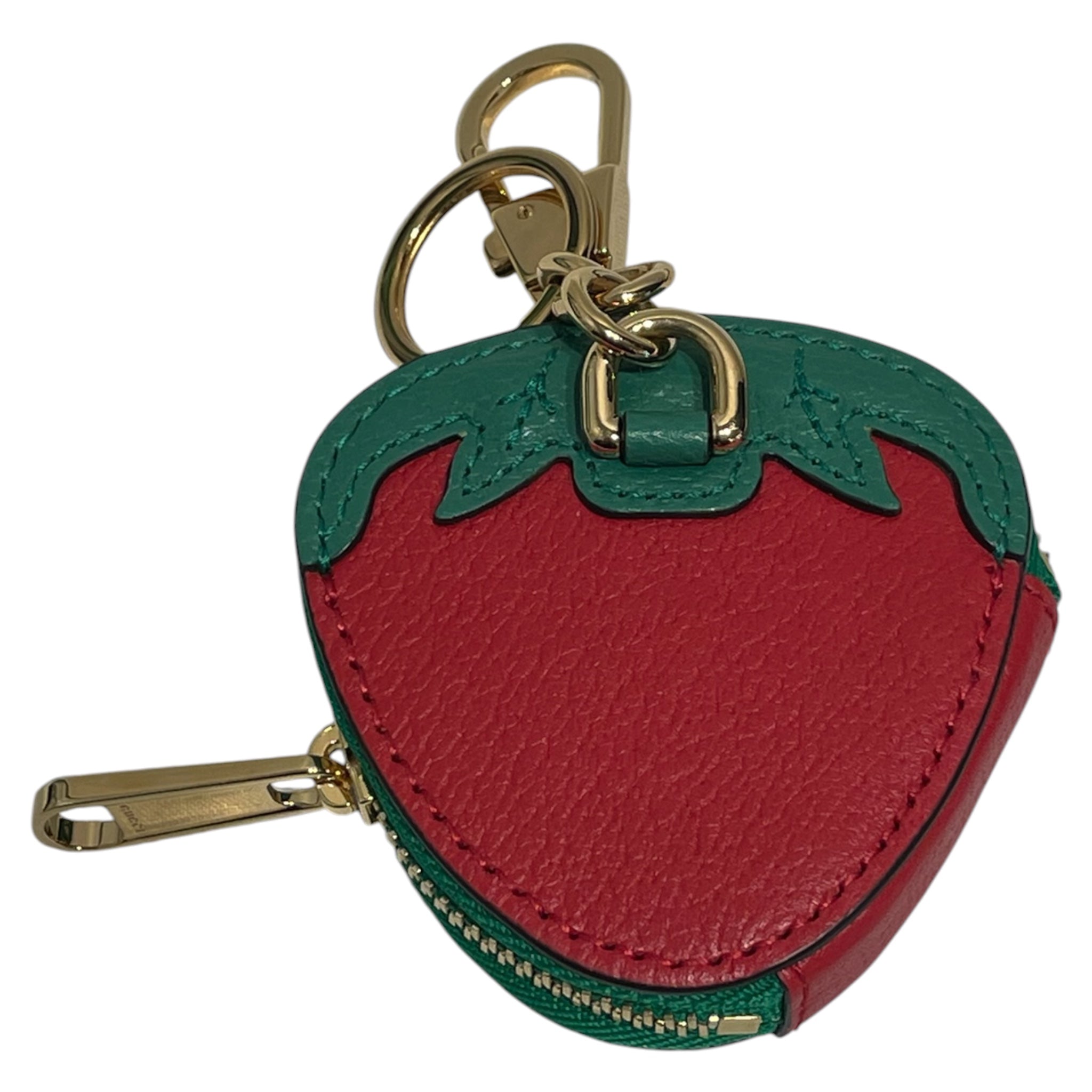 GUCCI/Coin Wallet/Leather/RED/Fruttini Strawberry Coin Purse view 2
