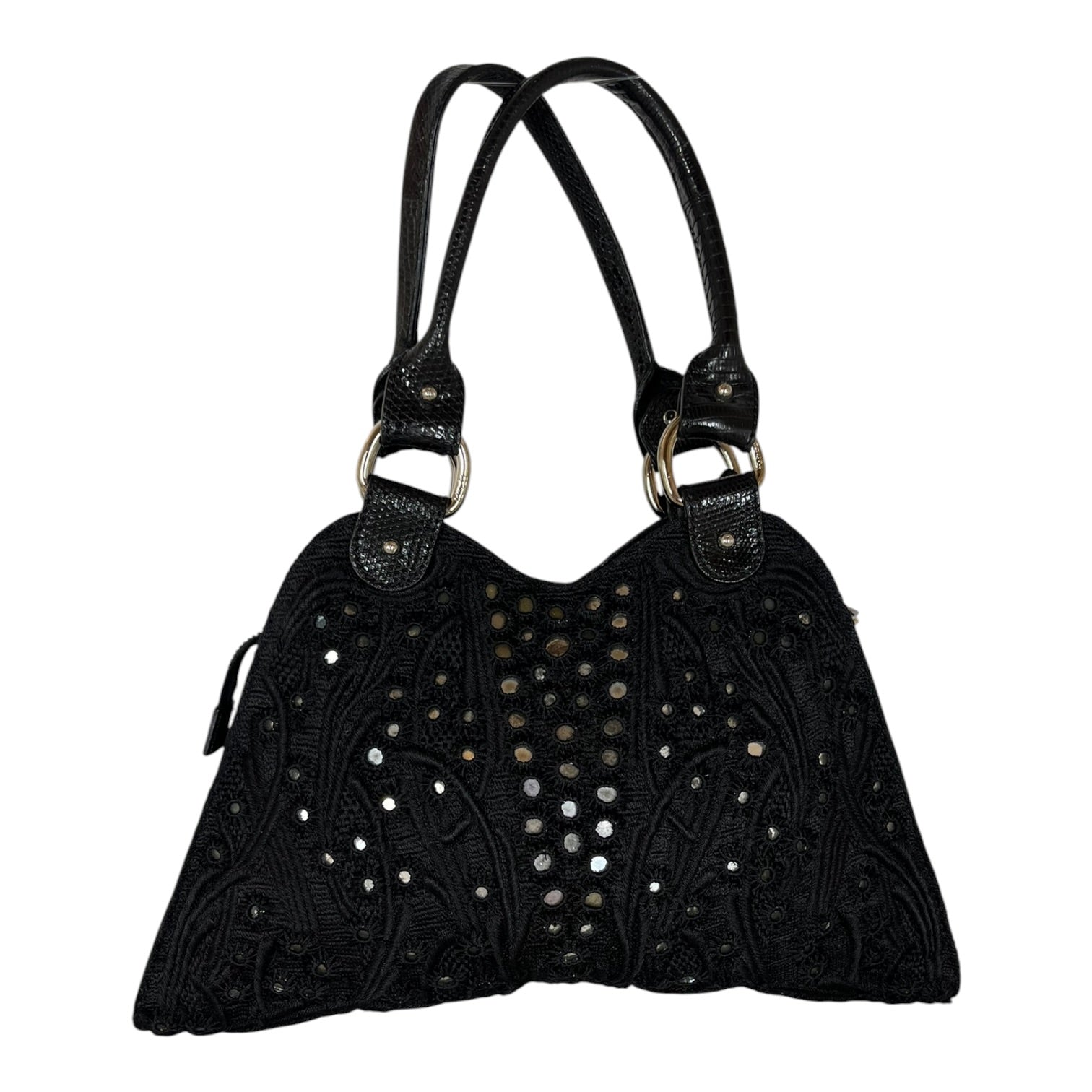 FENDI/Hand Bag/BLK/DEVIL TRAPEZOID BAG view 2