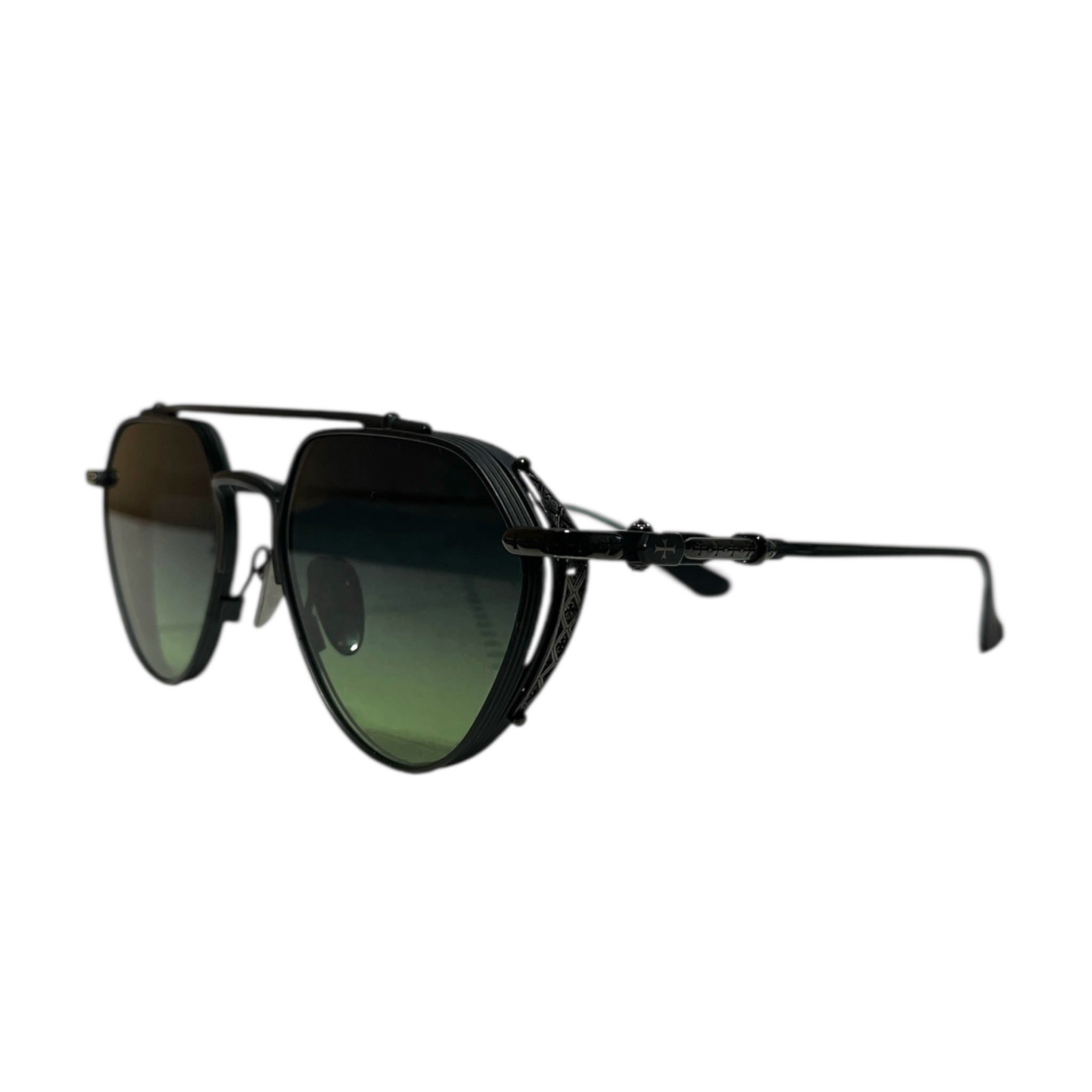 CHROME HEARTS/Sunglasses/Titanium/BLK/FREE RIDE view 2