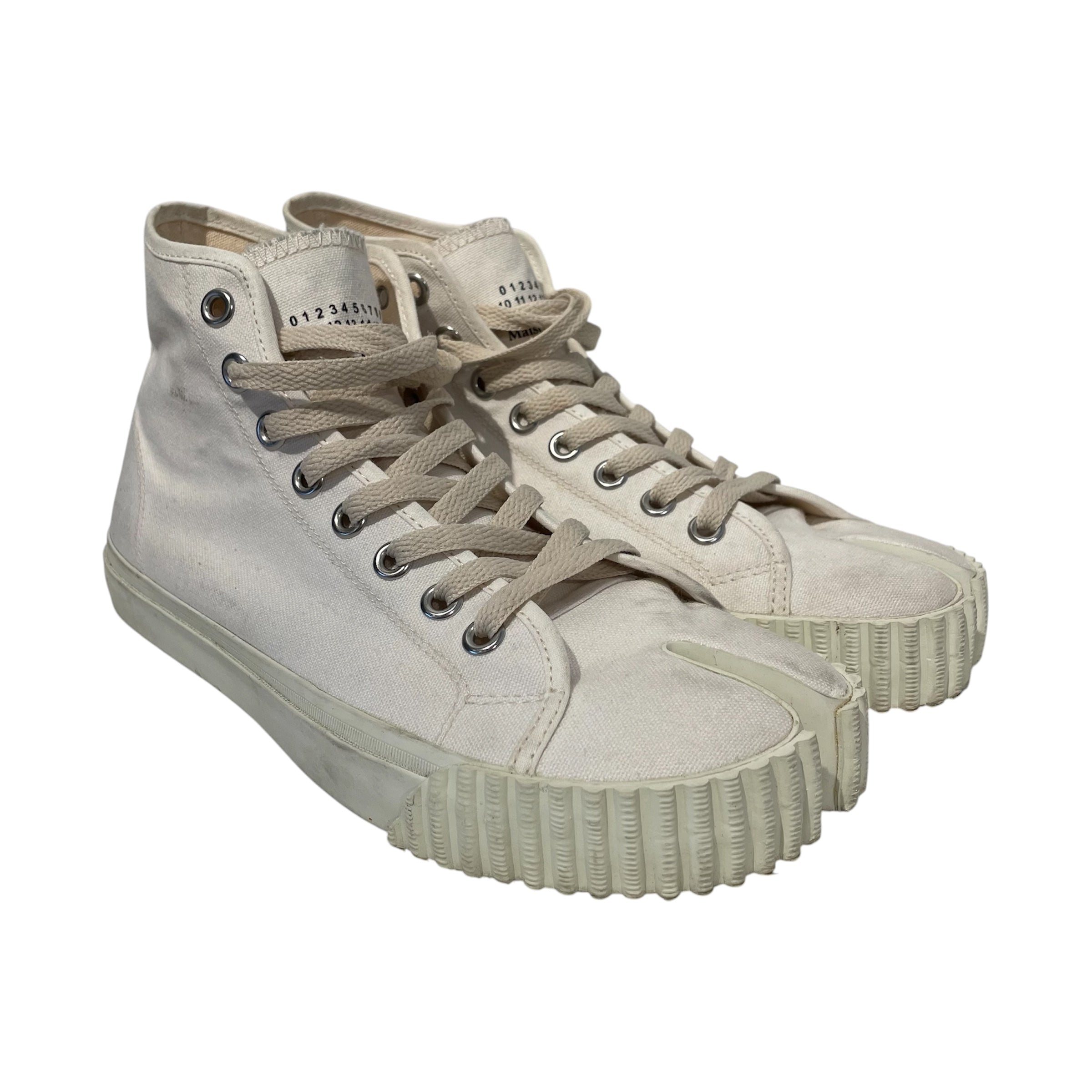 Maison Margiela/Hi-Sneakers/EU 39/Cotton/WHT/ view 1