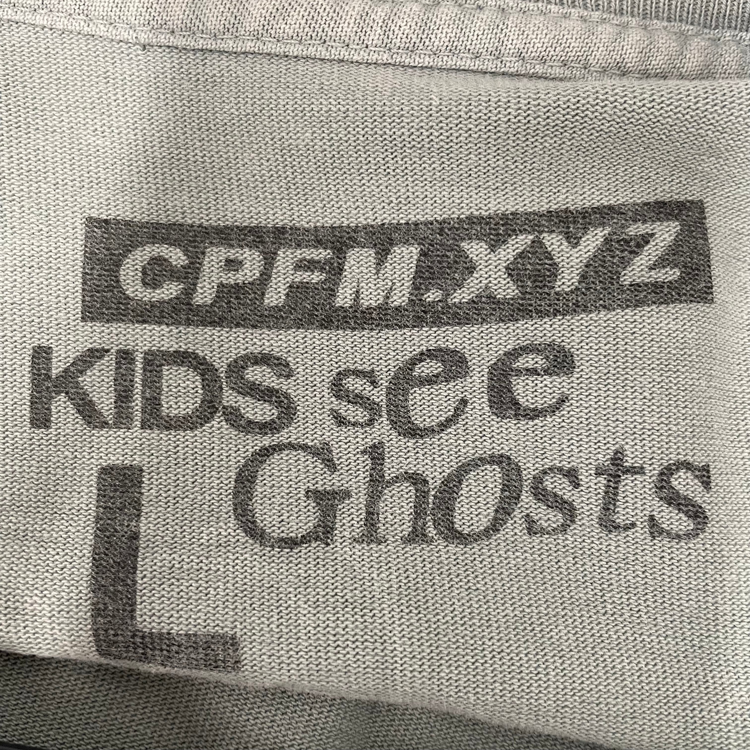 KIDS SEE GHOSTS/T-Shirt/L/Cotton/GRN/Graphic/HEART view 3