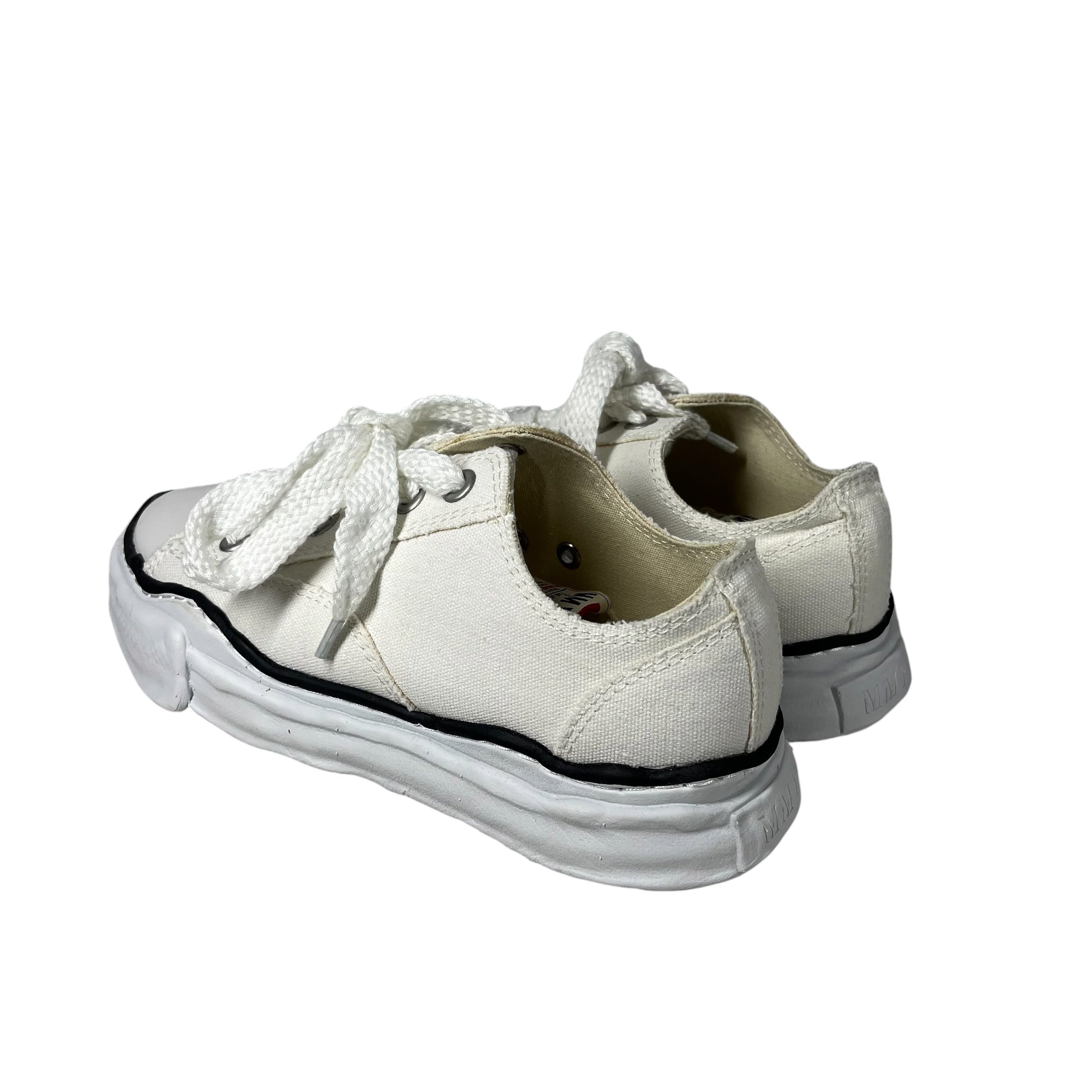 MIHARA YASUHIRO/Low-Sneakers/US 7.5/Cotton/WHT/PETERSON LOW view 2