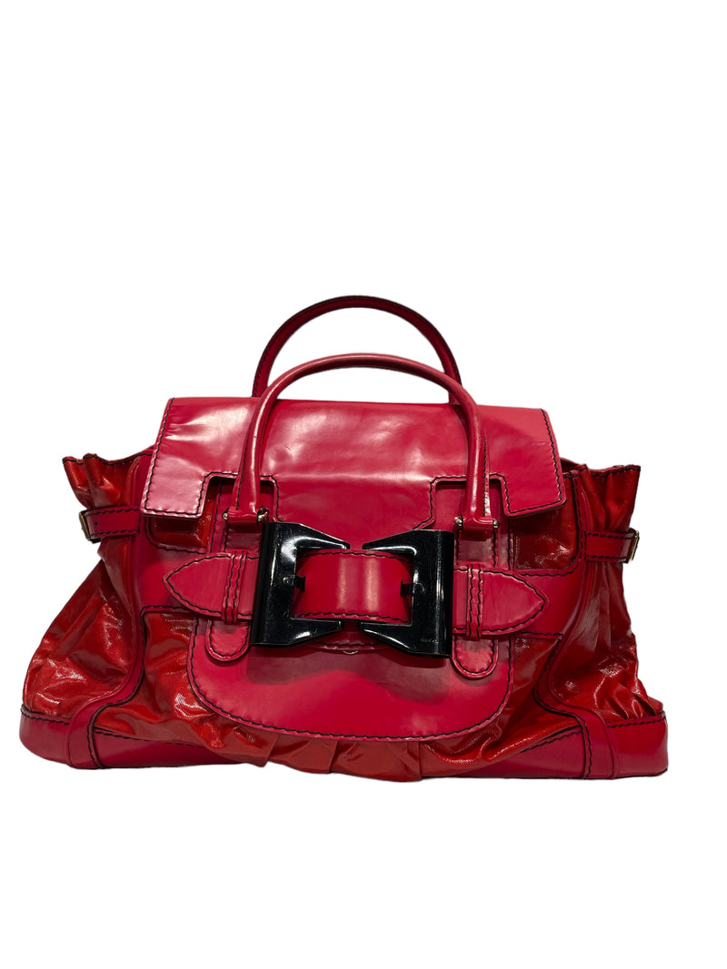 GUCCI/Hand Bag/OS/Leather/RED/DIALUX QUEEN