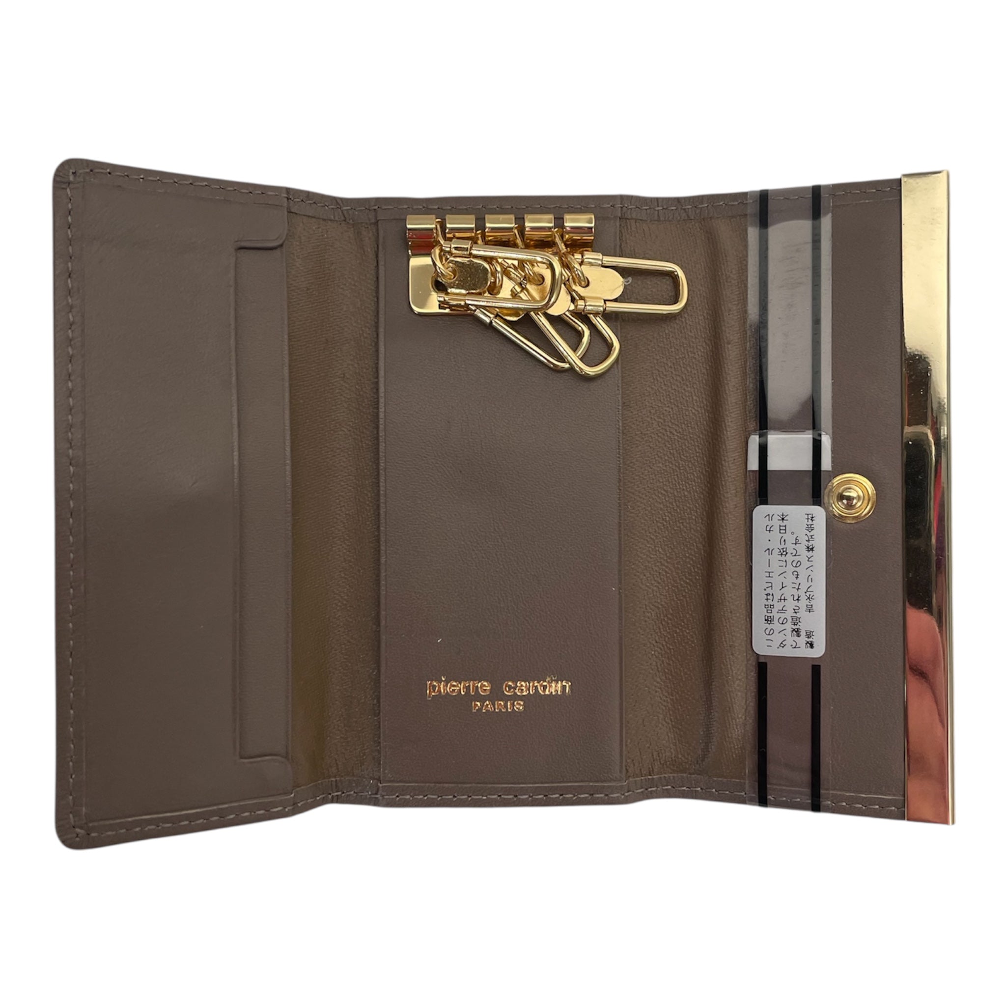 pierre cardin/Key Holder/Leather/KHK/GOLD HARDWARE X 4 KEY HOLDER view 3