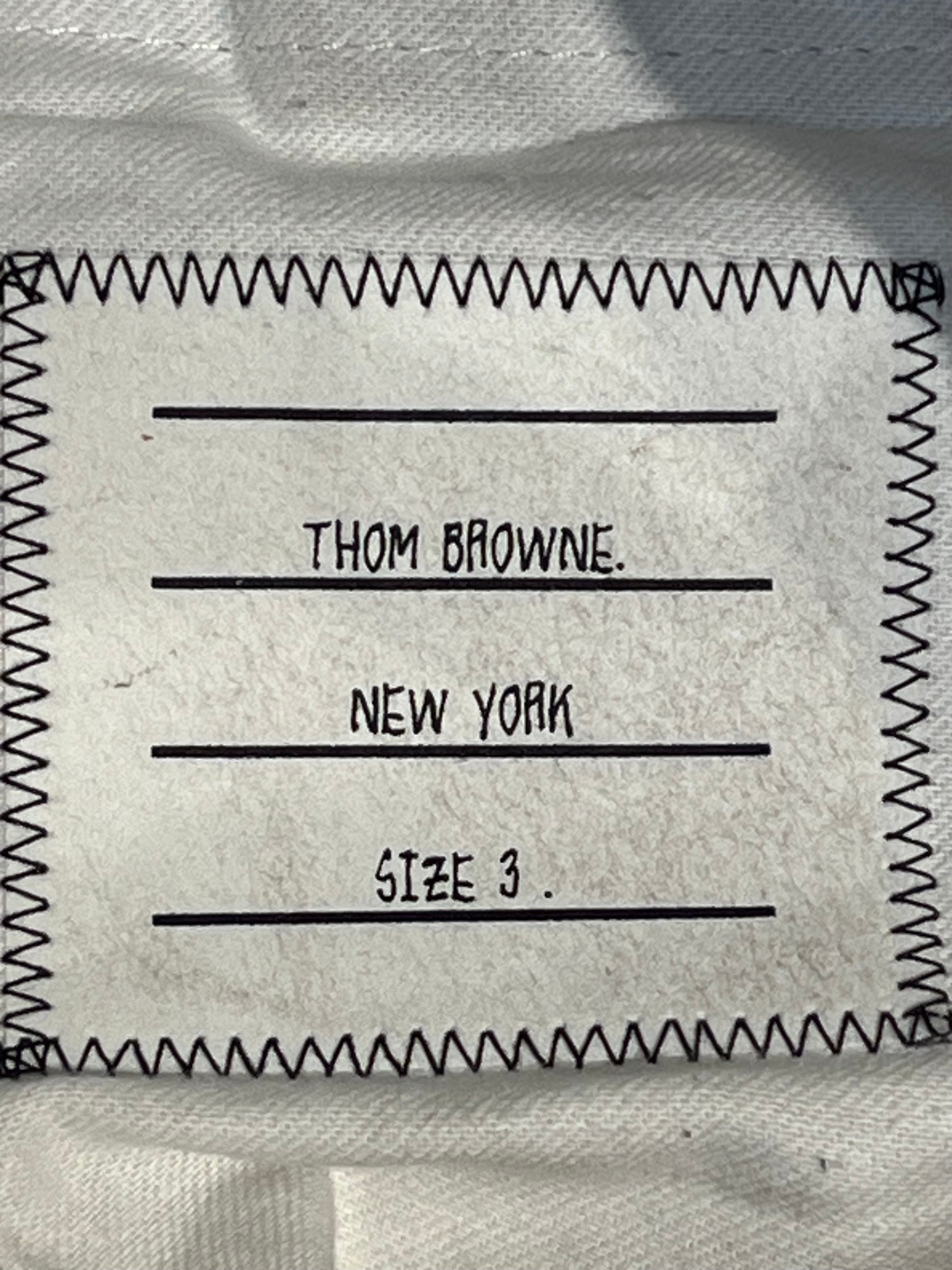THOM BROWNE. NEW YORK/Cargo Pants/3/Cotton/KHK/cargo pockets view 4