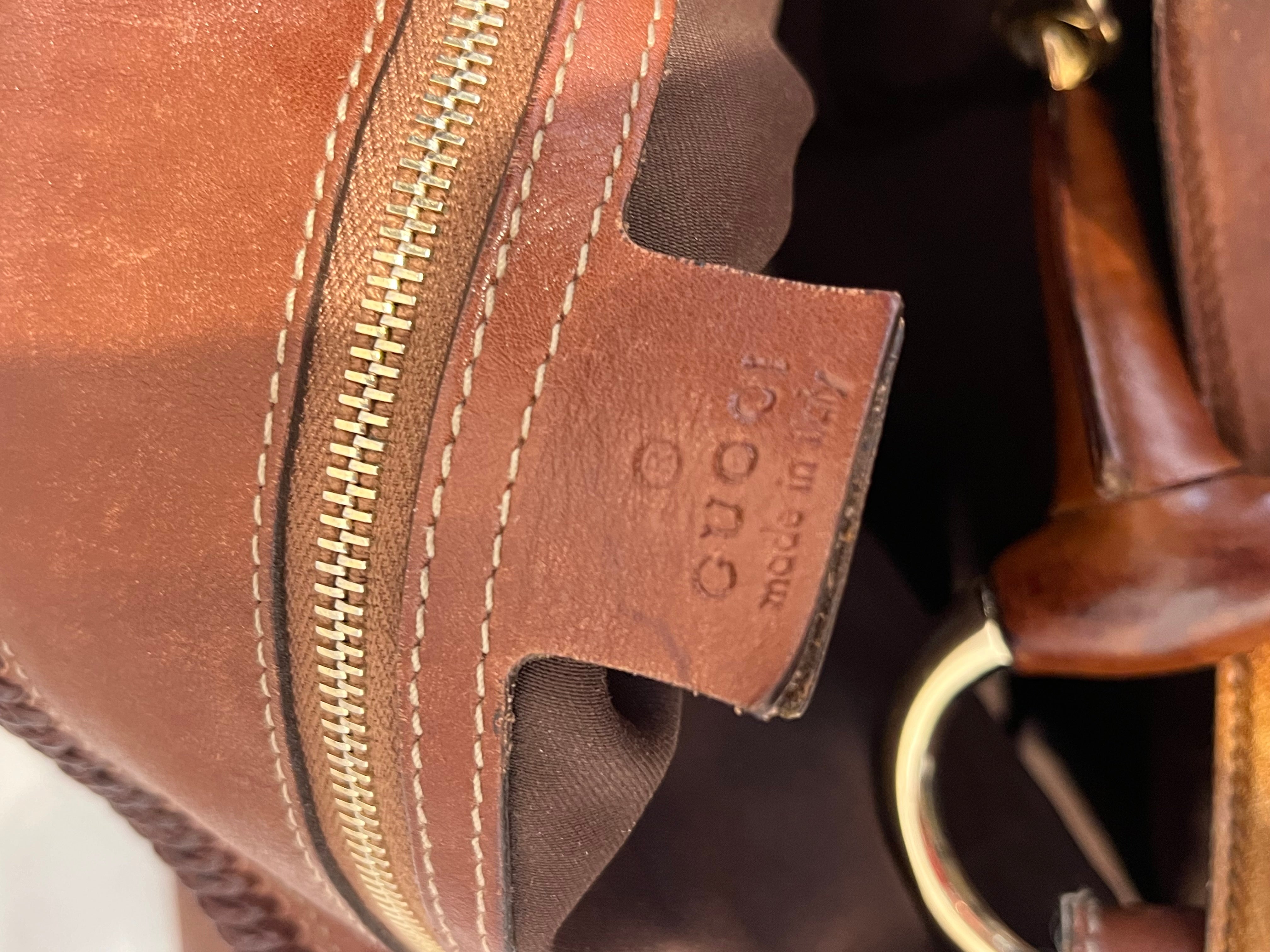 GUCCI/Tote Bag/Leather/BRW/LARGE HORSEBIT HOBO TOTE BAG view 5