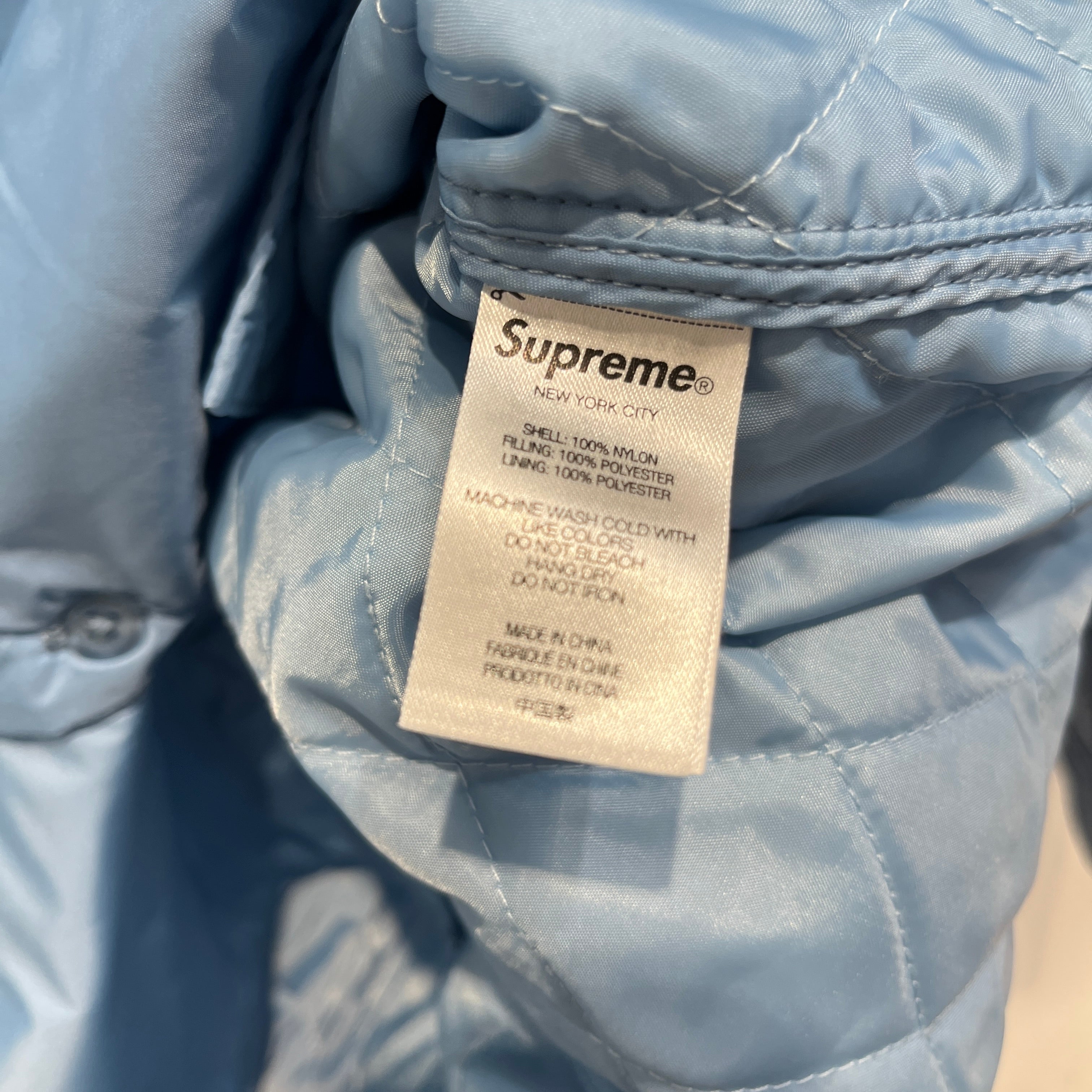 Supreme/Jacket/L/Nylon/BLU/Nylon Button Up view 3