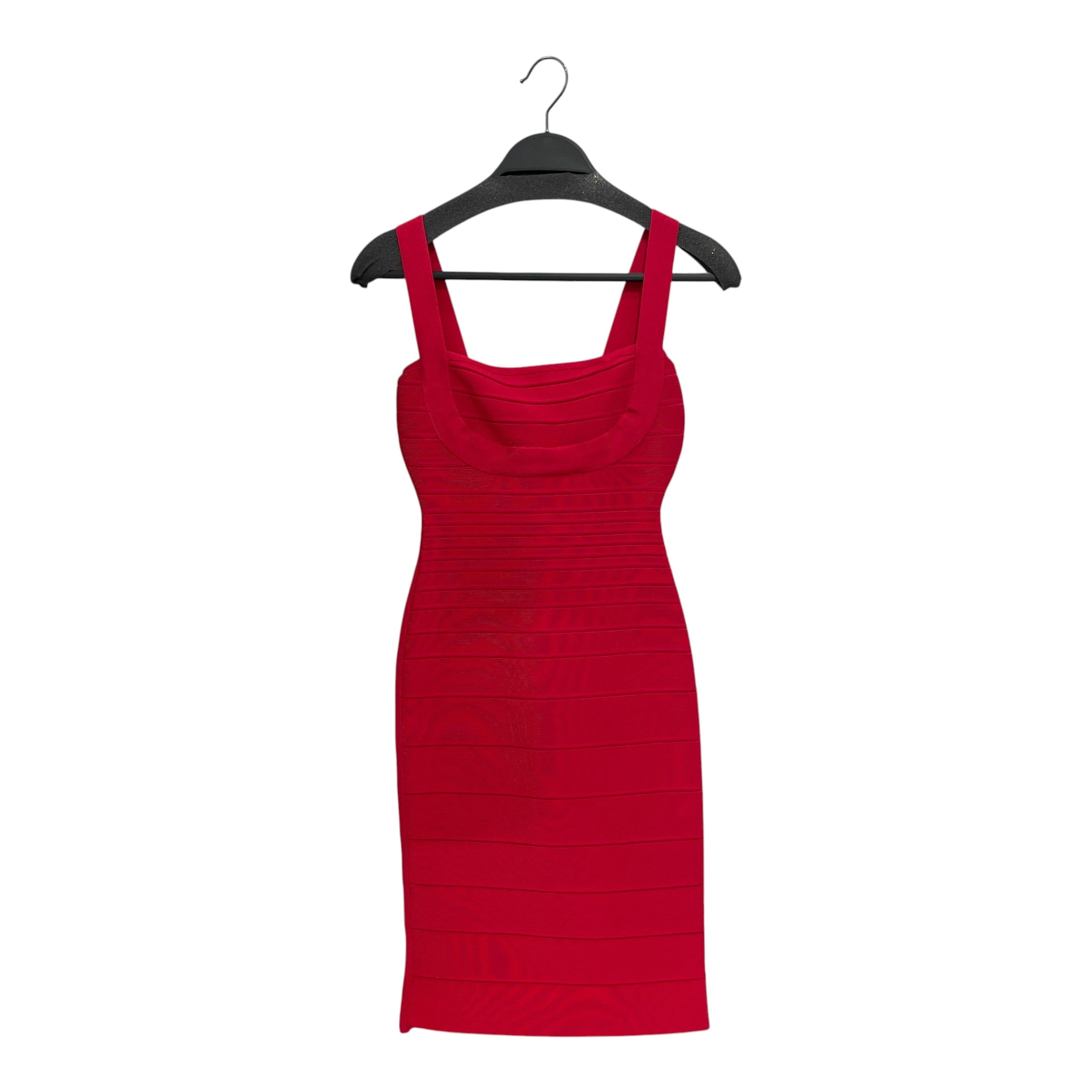 Herve Leger/Camisole Dress/XS/Stripe/Nylon/PNK/BANDAGE DRESS view 1