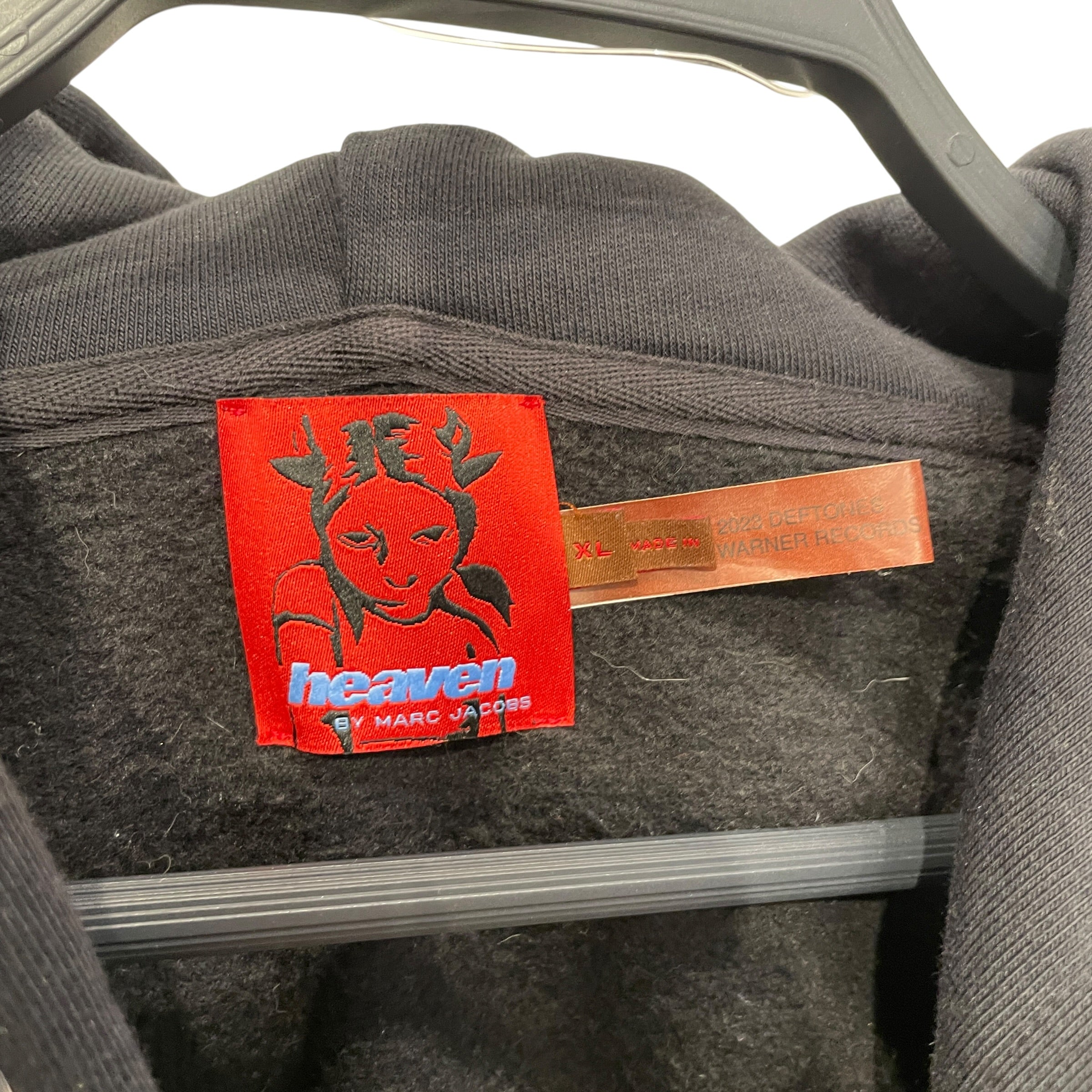 Heaven By Marc Jacobs/STRAY RATS/Zip Up Hoodie/XL/Graphic/Cotton/BLK/SKULL FRONT GRAPHIC view 3