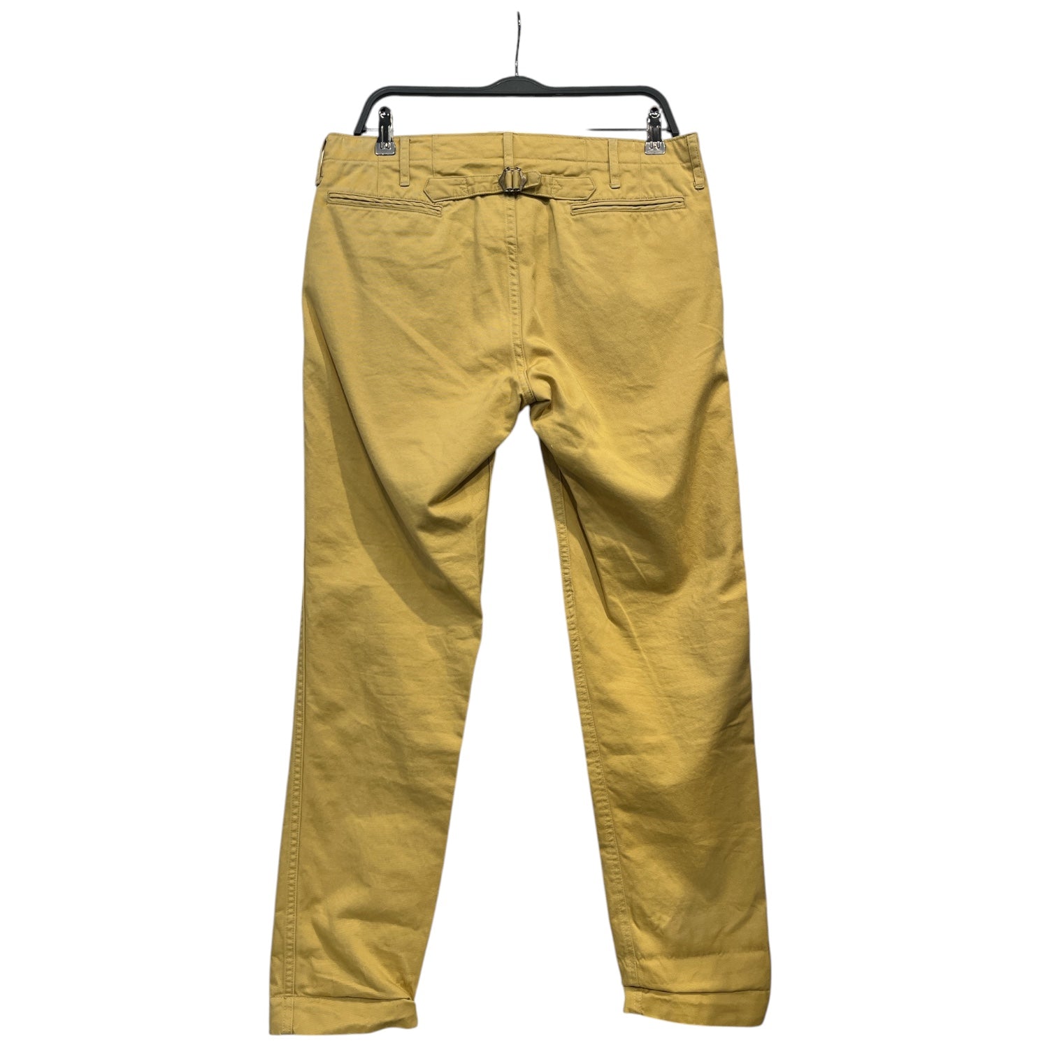 visvim/Pants/2/Cotton/YEL/buckle backing view 2