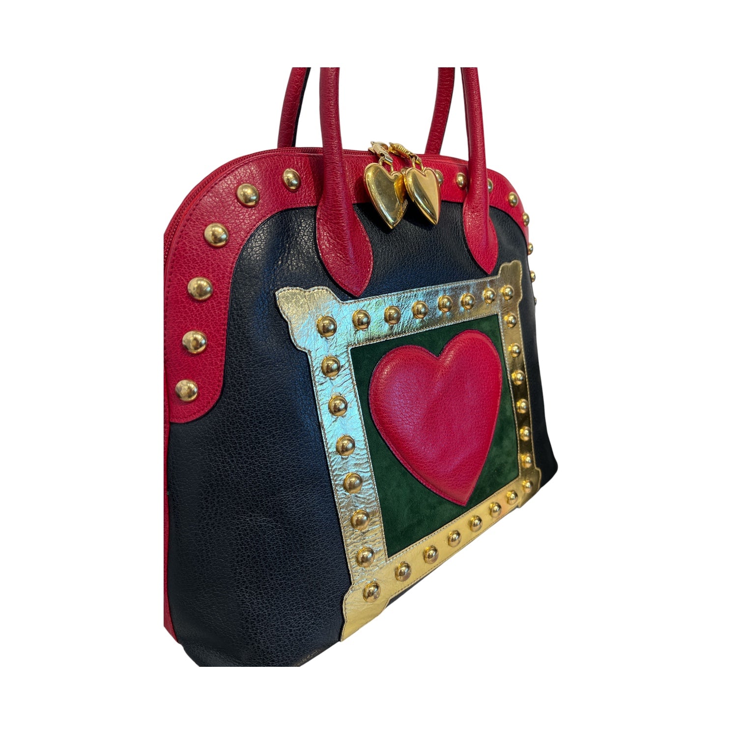 MOSCHINO/Tote Bag/Leather/BLK/ART IS LOVE 90'S BAG view 3