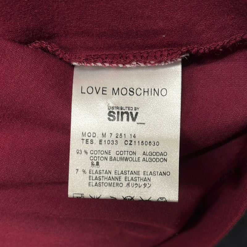 LOVE MOSCHINO/LS T-Shirt/L/Cotton/BRD/
