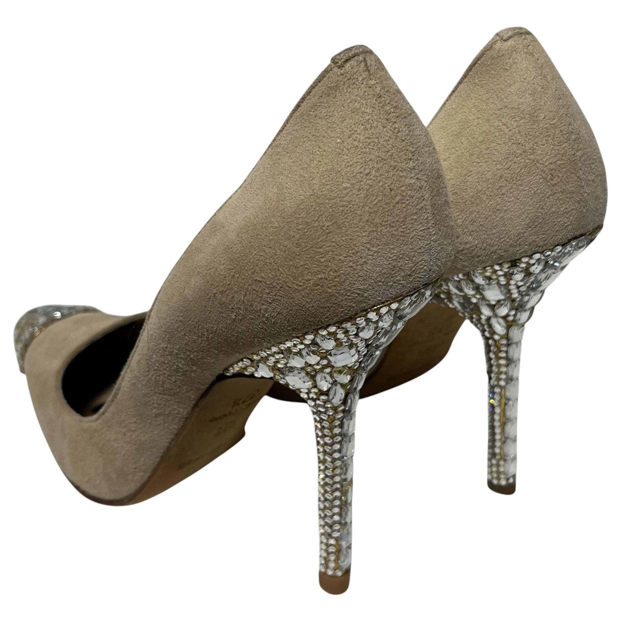 roberto cavalli/Heels/US 7.5/Suede/CRM/Leopard Lining view 2