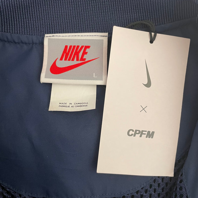 NIKE/Tops/L/Nylon/BLU/RN 56323