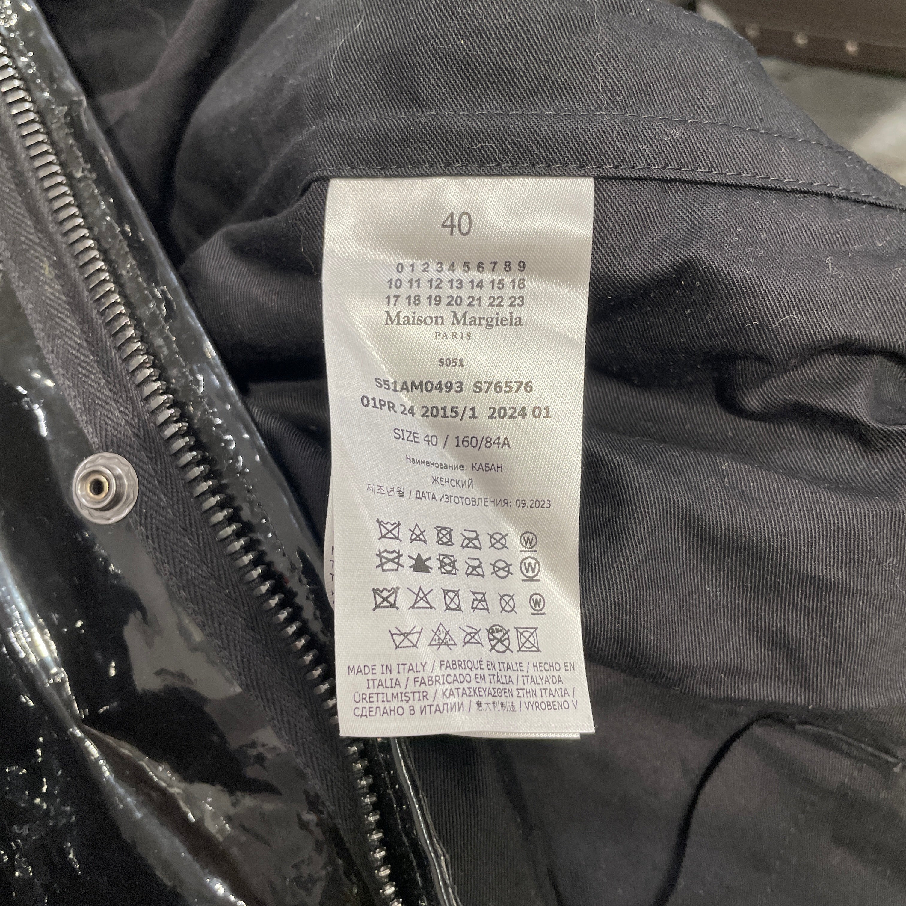 Maison Margiela/Mountain Parka/40/BLK/RUBBER SPORTSMAN JACKET view 4
