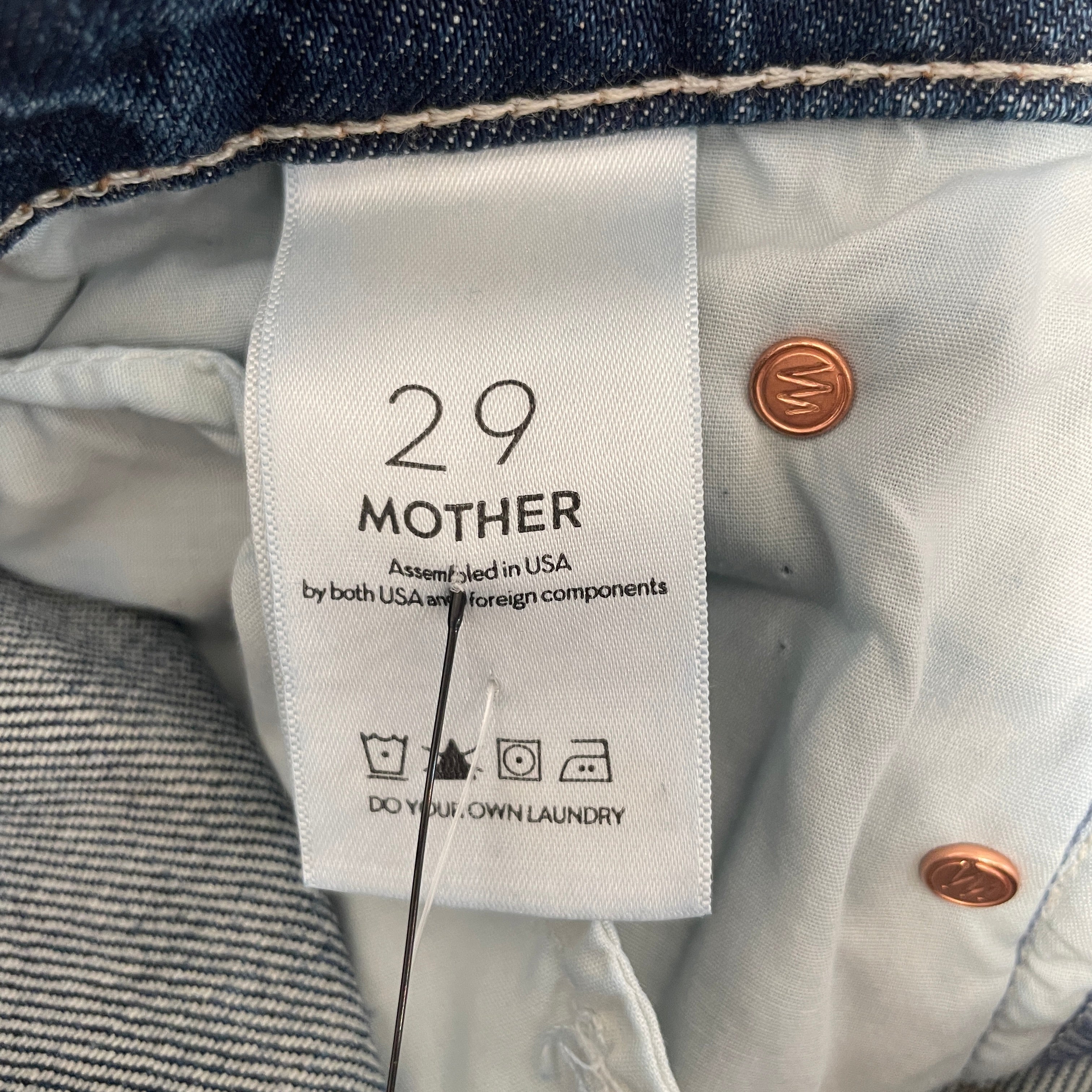 MOTHER SUPERIOR/Skinny Pants/29/Cotton/BLU/FLIRT ANKLE view 4