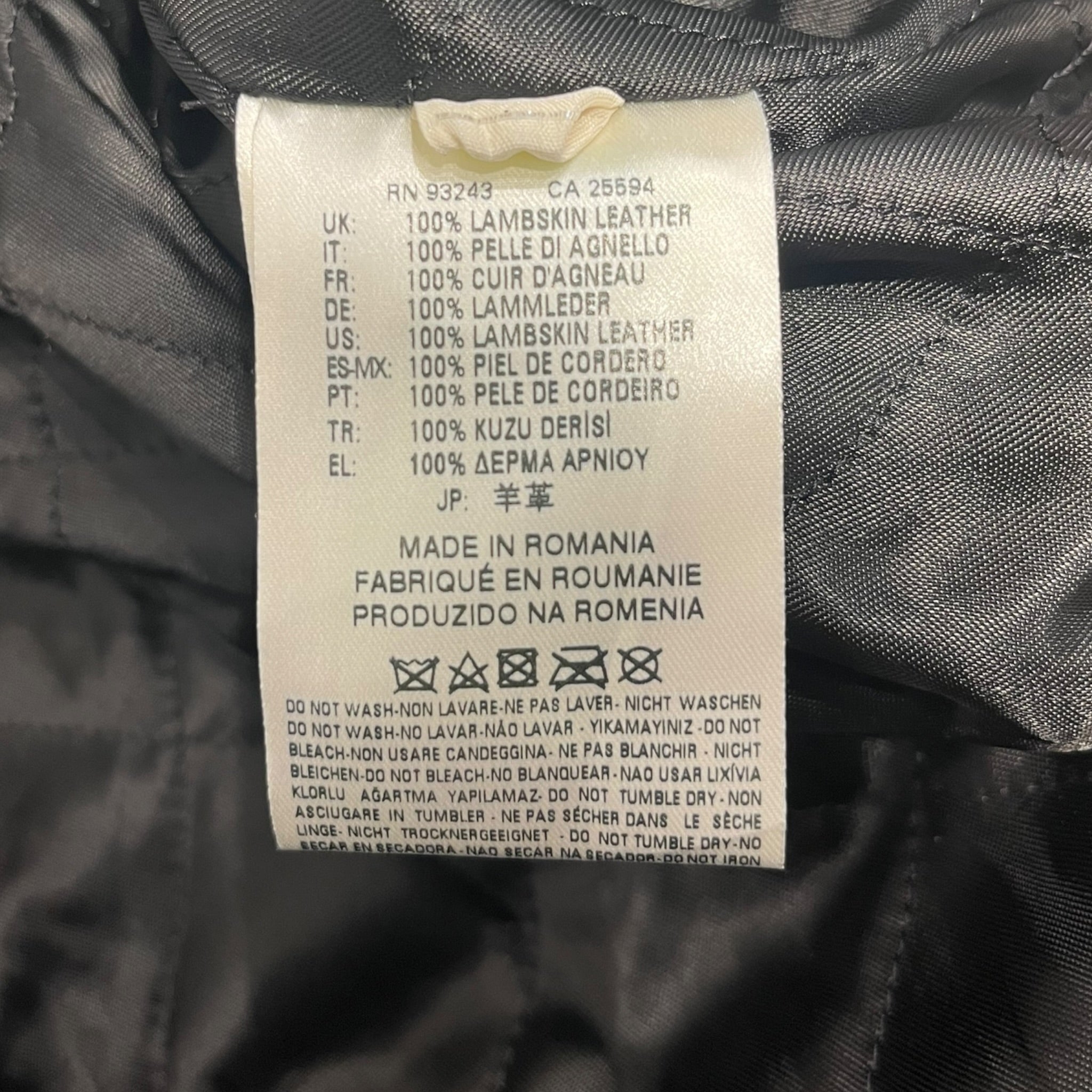 DIESEL BLACKGOLD/Leather Jkt/38/Leather/BLK/DOUBLE ZIPPER LEATHER JKT view 4