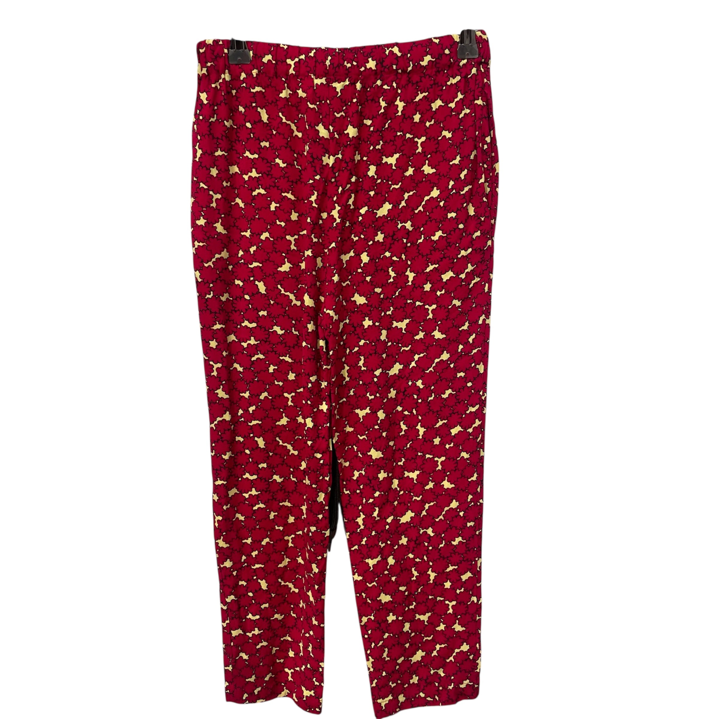 MARNI/Bottoms/36/Floral Pattern/Rayon/PNK/BUNGEE WAIST YELLOW ACCENT view 2