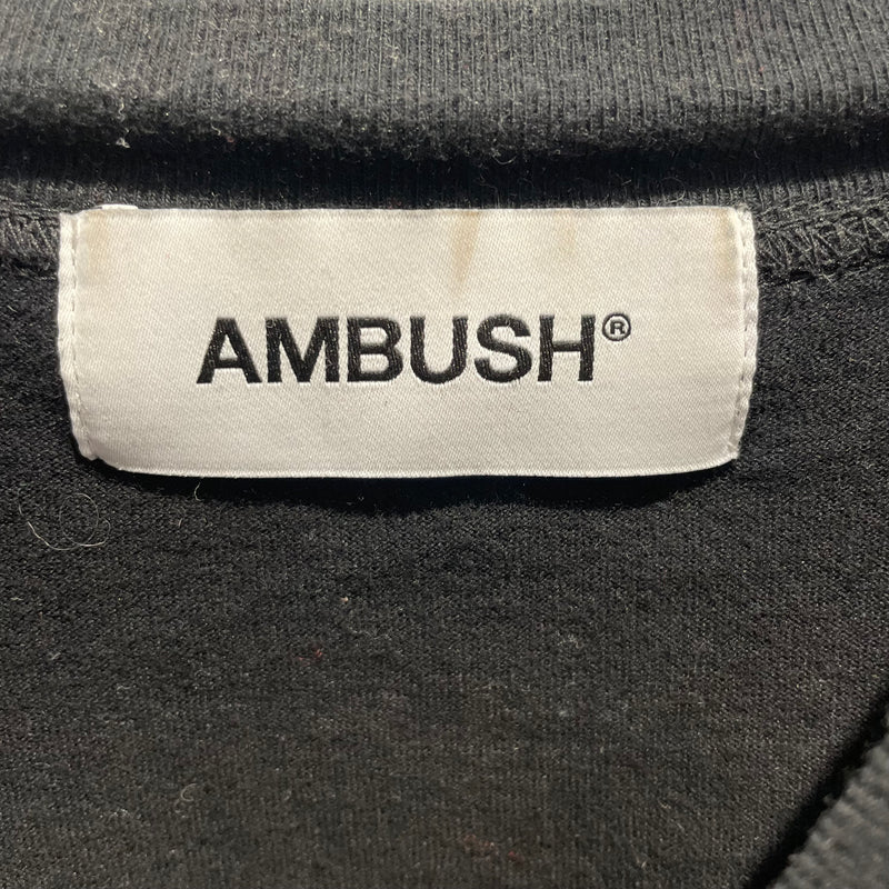 AMBUSH/Amazon/T-Shirt/M/Cotton/BLK/
