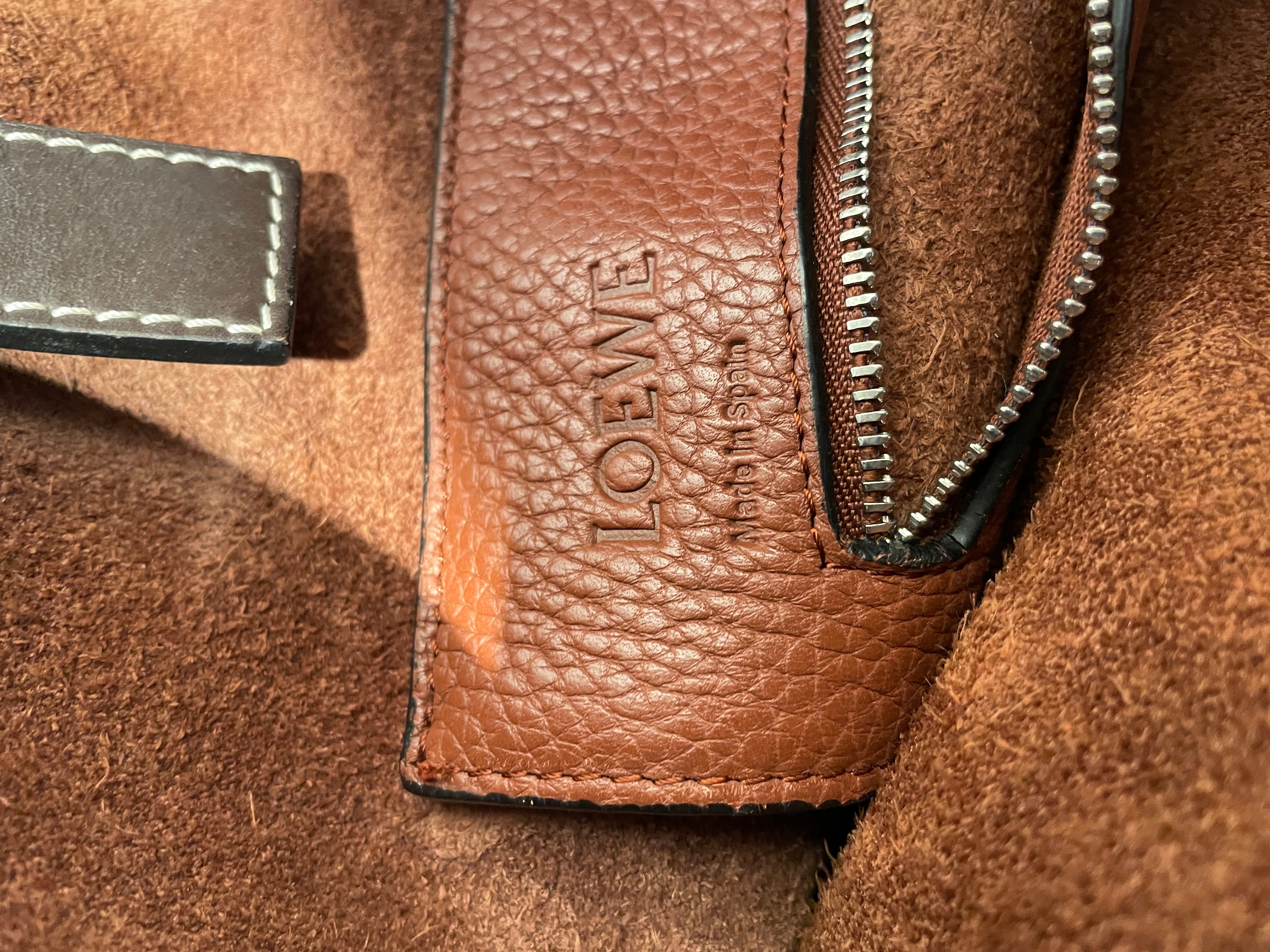 LOEWE/Tote Bag/Leather/BRW/VERTICAL STRAP TOTE view 5