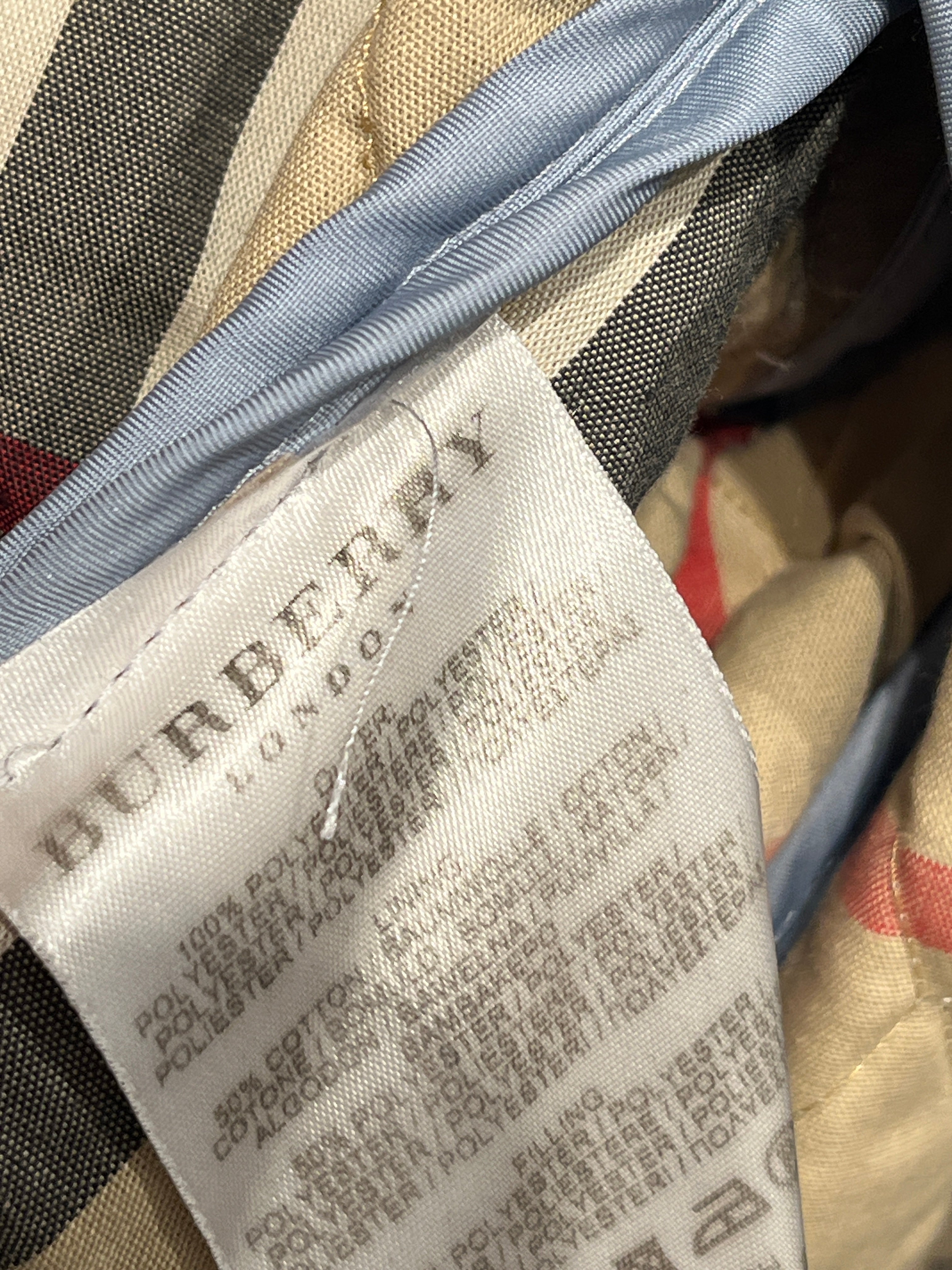 BURBERRY LONDON/Quilted Jkt/M/Polyester/BLU/ view 4