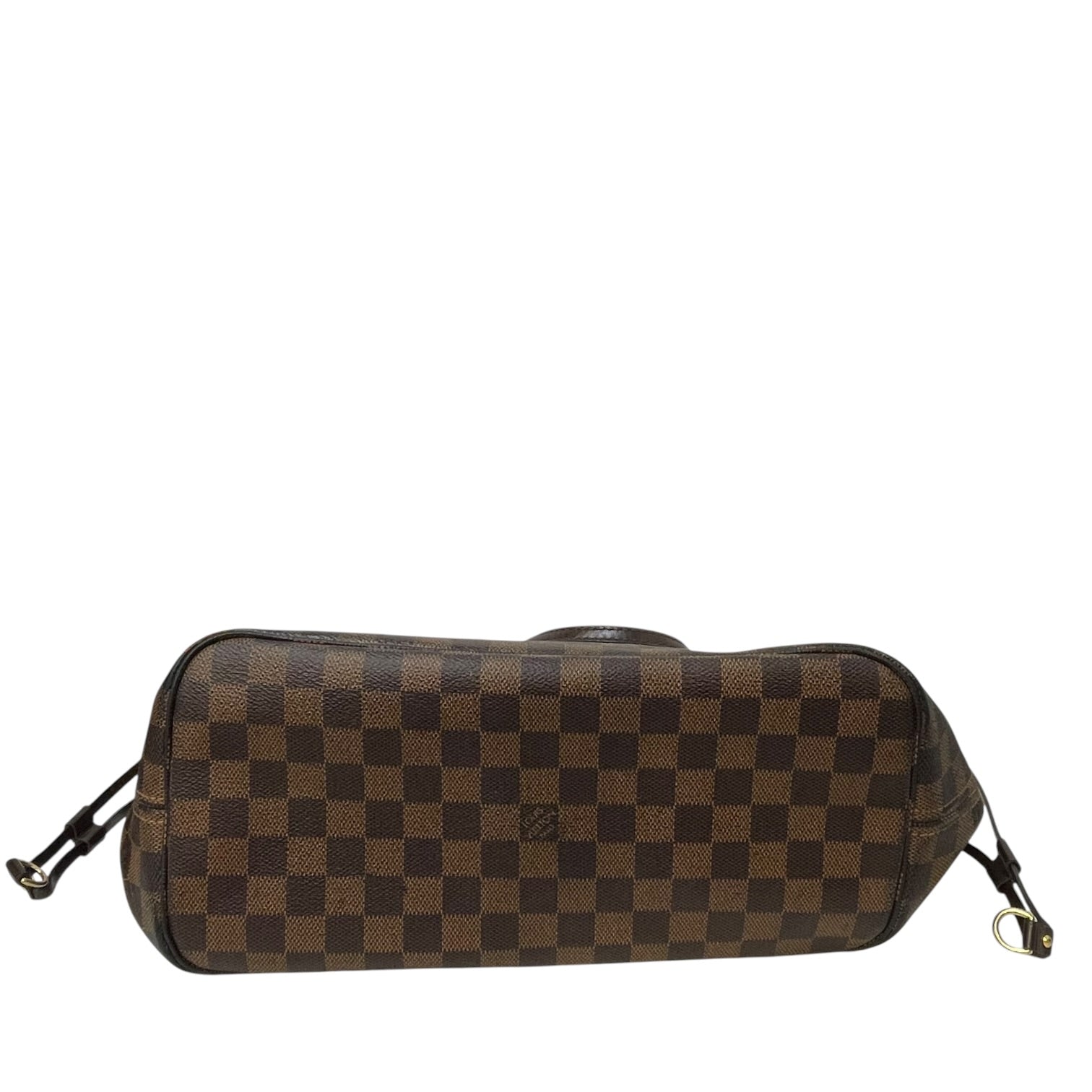 LOUIS VUITTON/Tote Bag/All Over Print/Leather/BRW/DAMIER EBENE NEVERFULL PM view 3