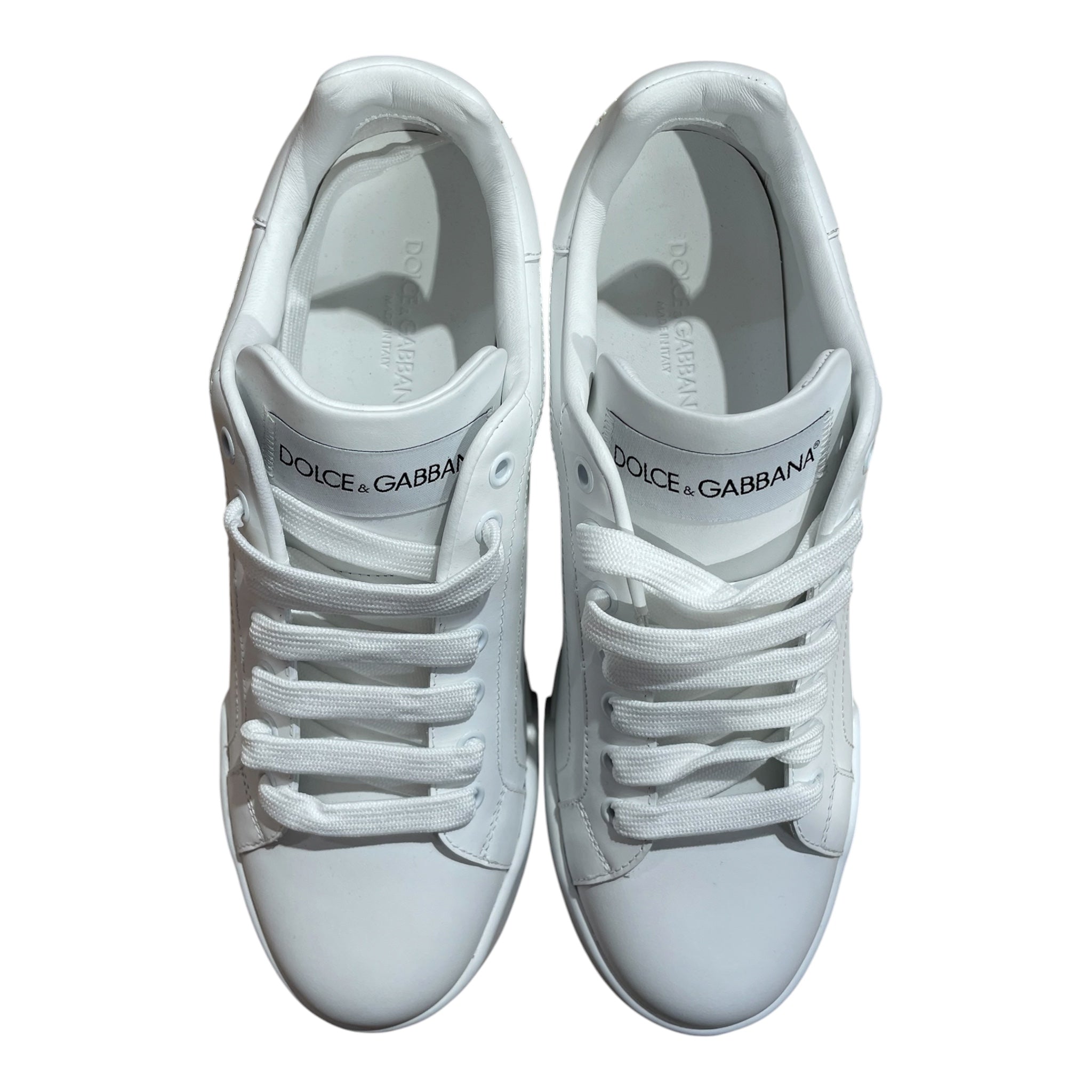 DOLCE&GABBANA/Low-Sneakers/EU 41/Leather/WHT/w/dustbag view 5