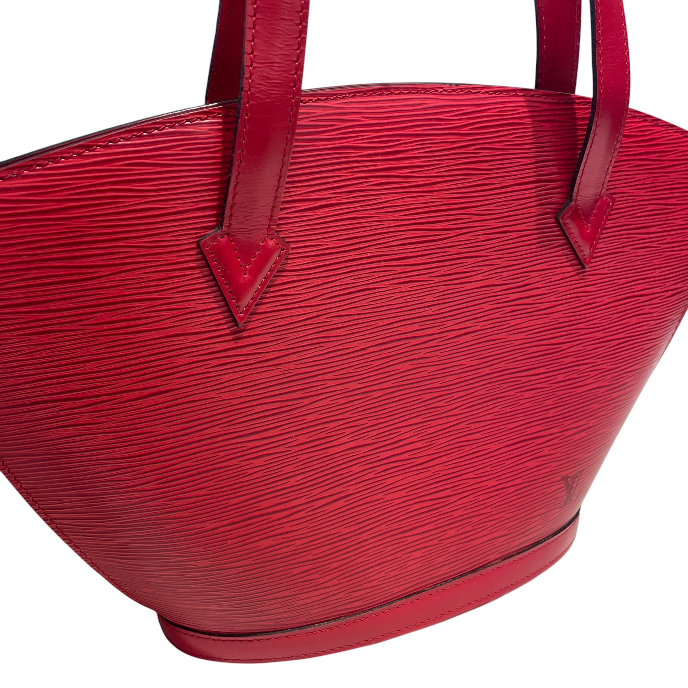 LOUIS VUITTON/Hand Bag/Leather/RED/St Jacques PM view 6