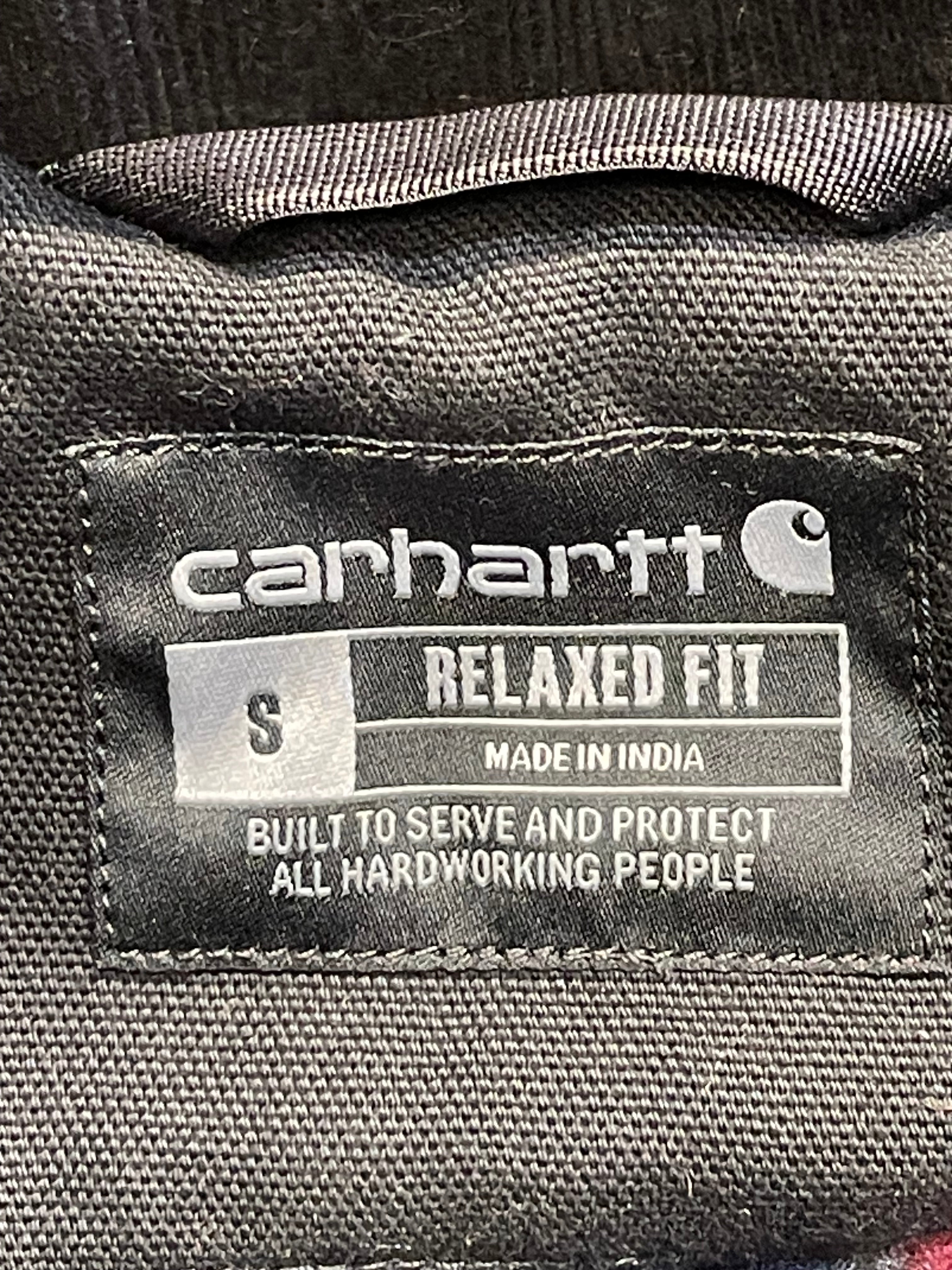 Carhartt/Jacket/S/Cotton/BLK/blanket interior lined view 3