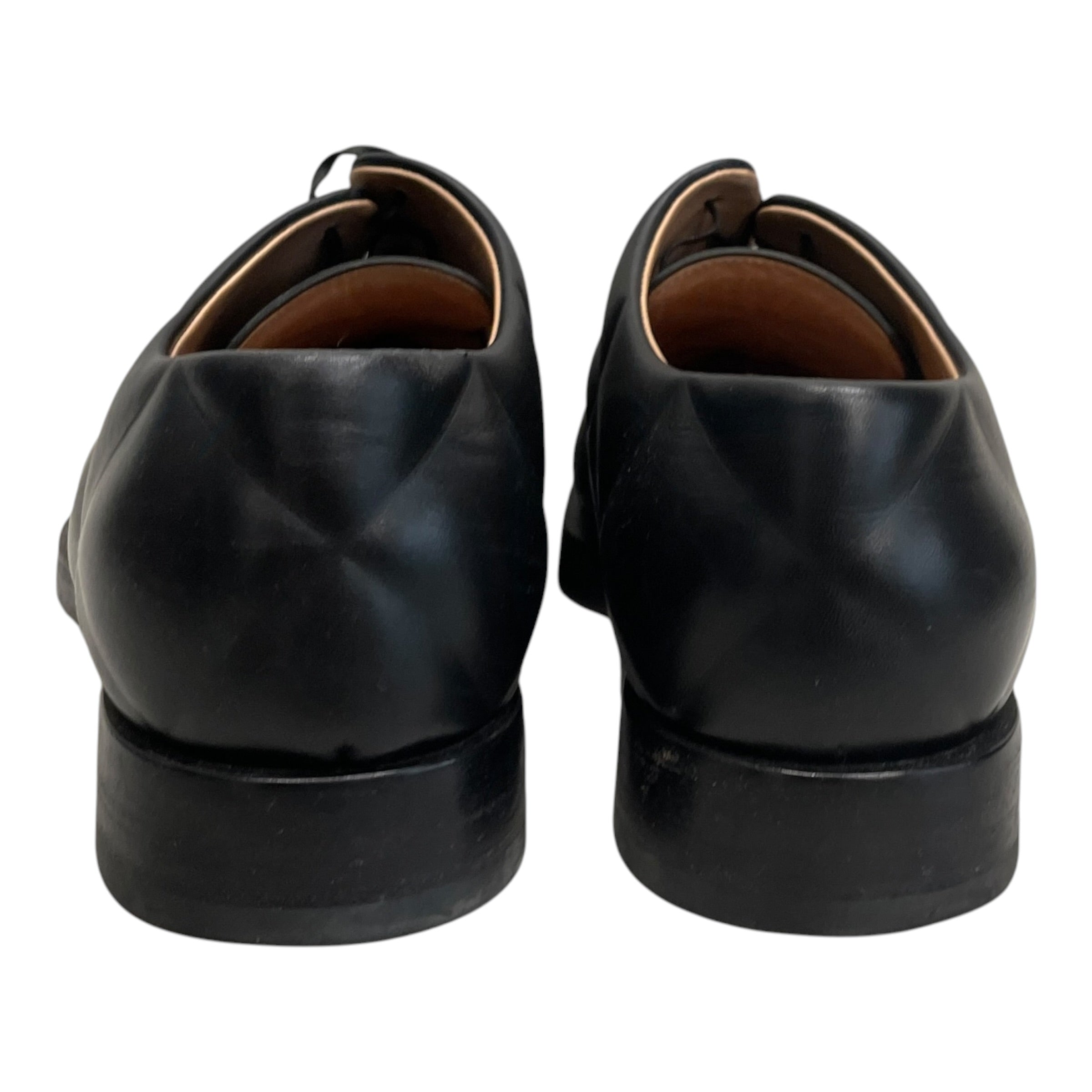 BOTTEGA VENETA/Dress Shoes/EU 44/Leather/BLK/STRUT GRID DERBY SQUARE TOE view 3
