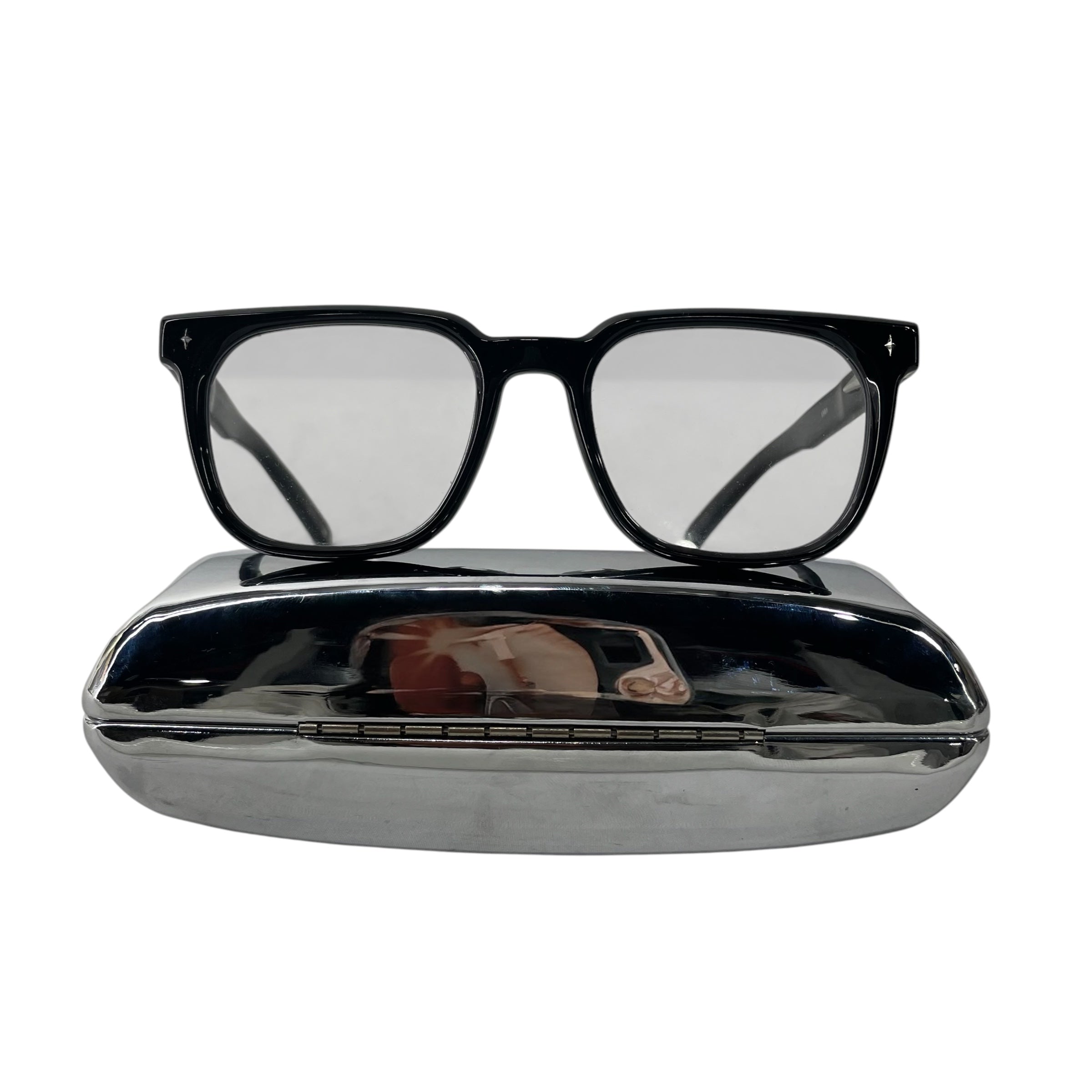 GENTLE MONSTER/Glasses/Plastic/BLK/M's/SQUARE FRAME/OJO 01 view 1