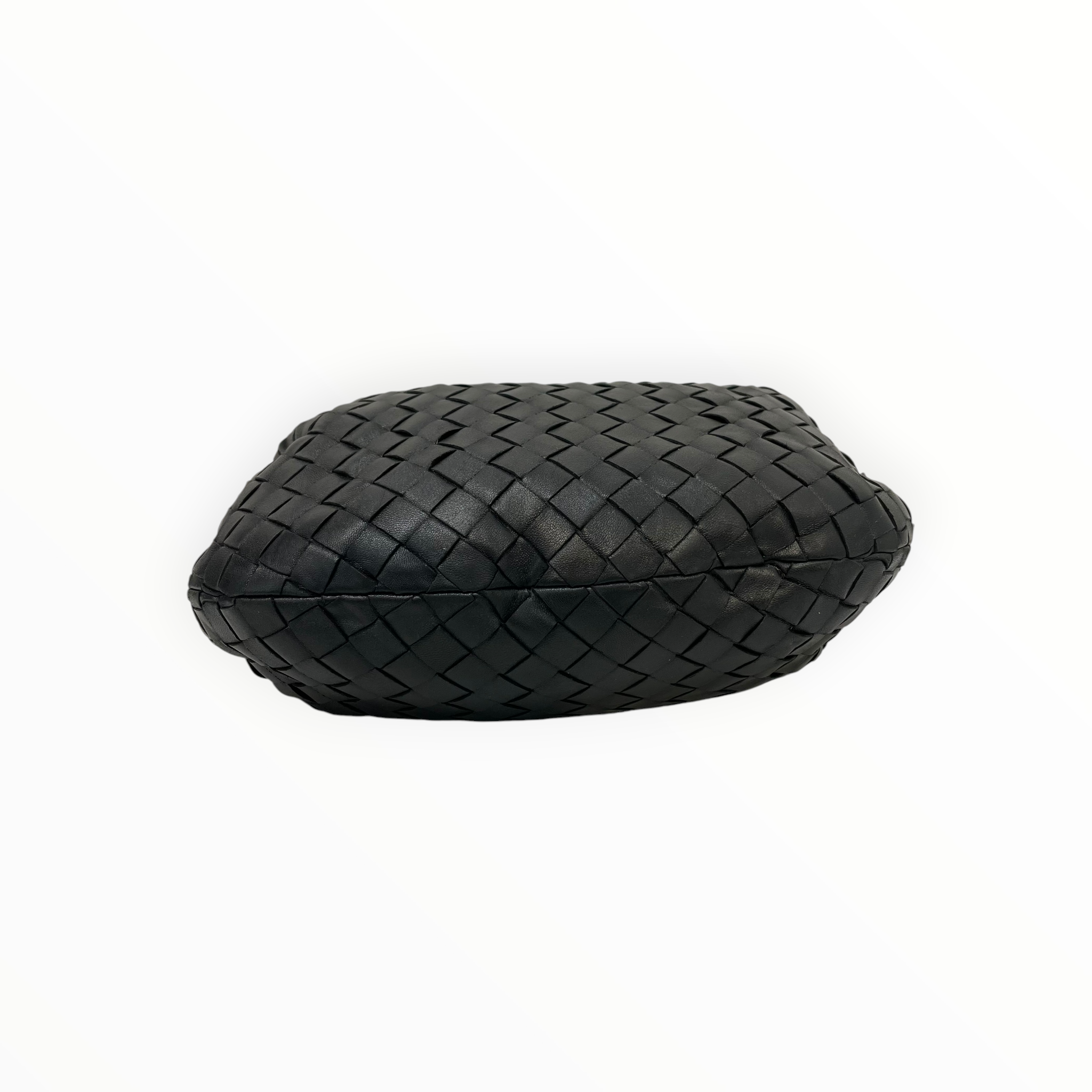 BOTTEGA VENETA/Hand Bag/Leather/BLK/small jodie woven view 3
