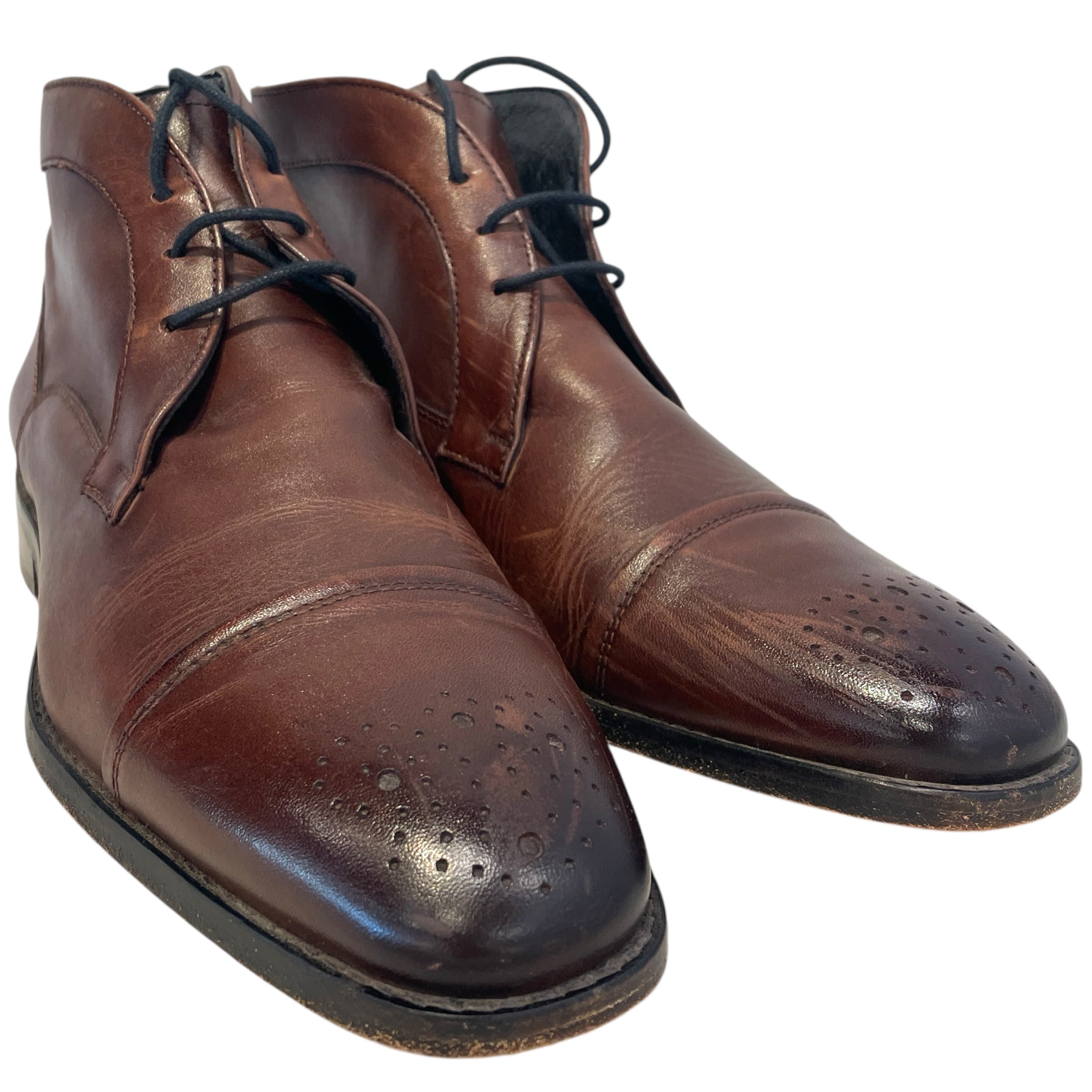 J.L Rocha/Loafers/US 11.5/Leather/BRW/ view 1