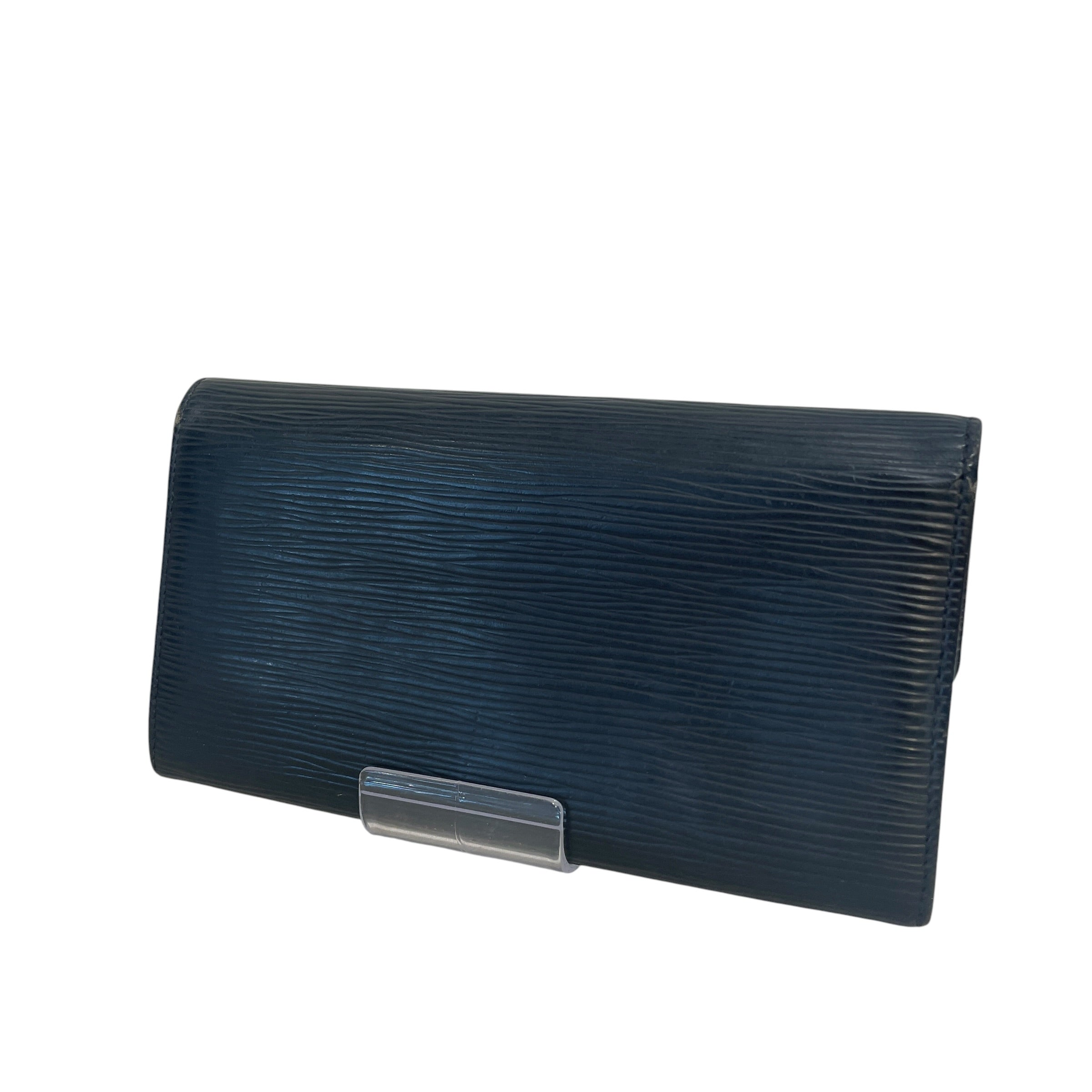 LOUIS VUITTON/Wallet/Leather/BLK/M's/Epi leather Wallet view 2