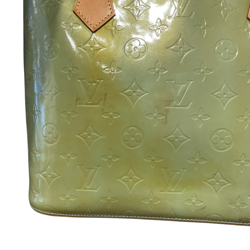 LOUIS VUITTON/Hand Bag/OS/Graphic/Leather/GRN/HOUSTON VERNIS